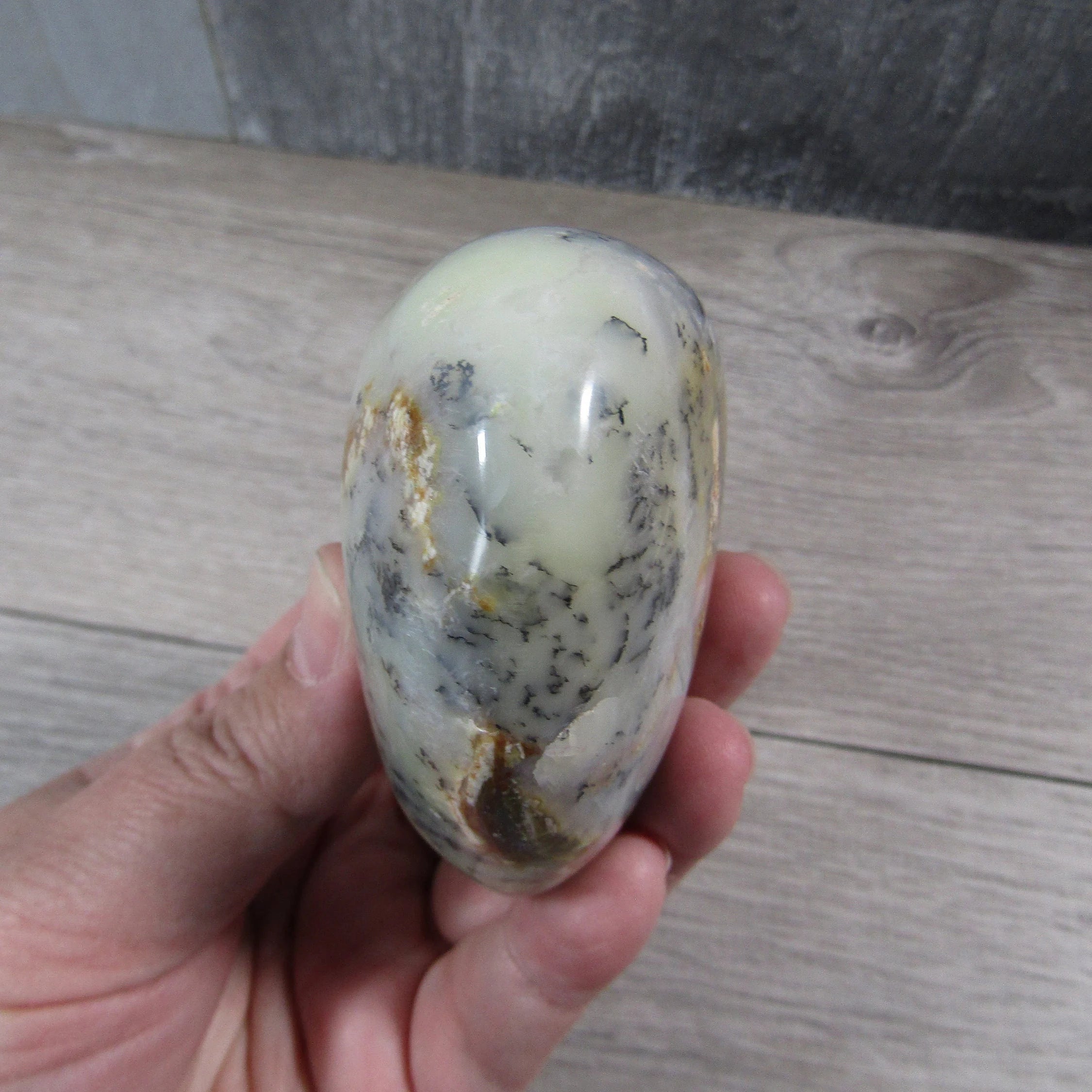 Dendritic Agate/Opal Heart Large Display Size