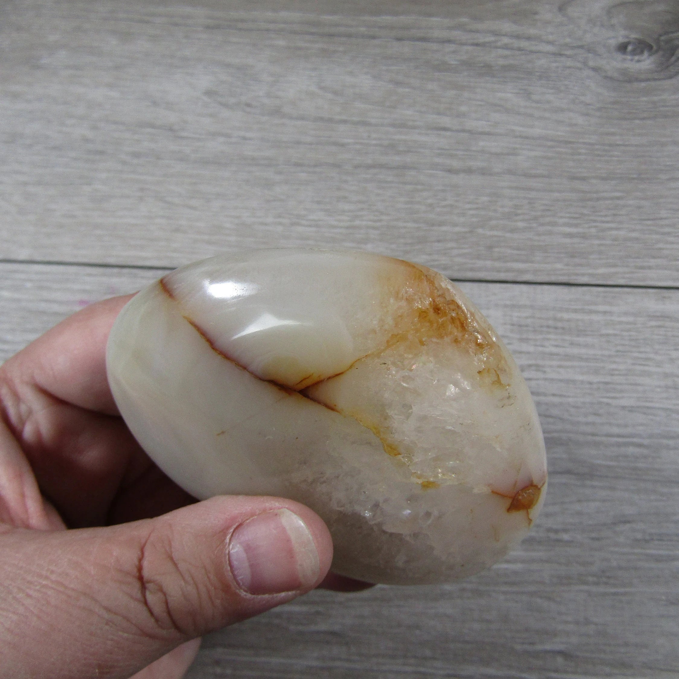 Dendritic Agate/Opal Heart Large Display Size