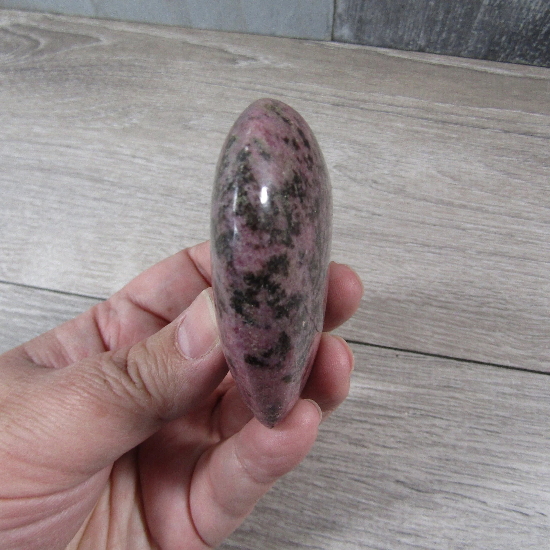 Rhodonite Heart Large Display Size