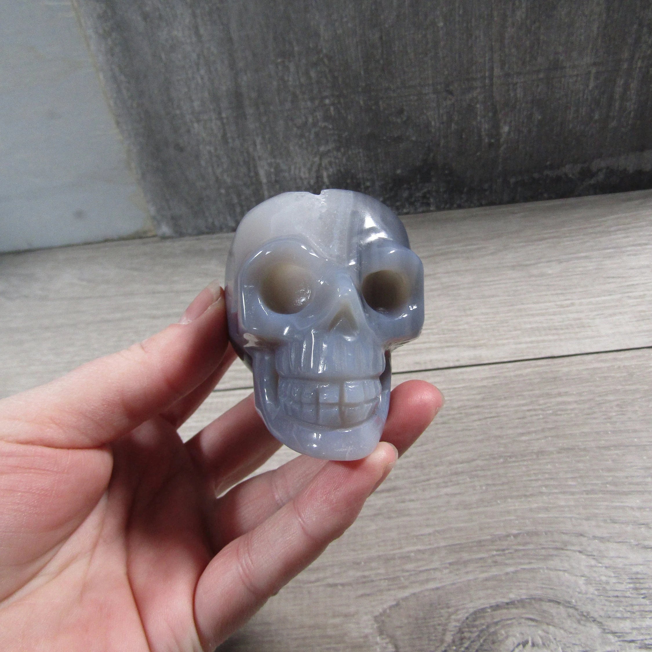 Gemstone Skull Large Display Size