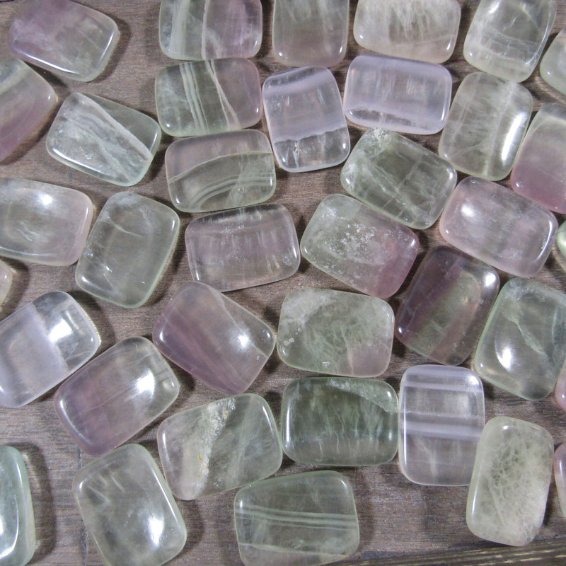 fluorite worry stones for pocket