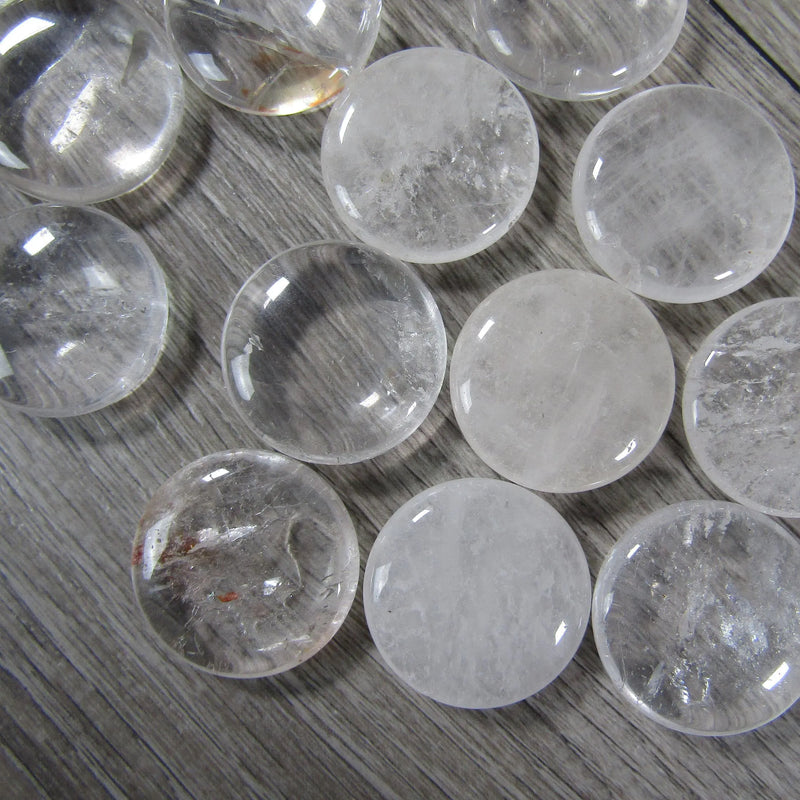 Gemstone Round Disk Calibrated Chakra Stones