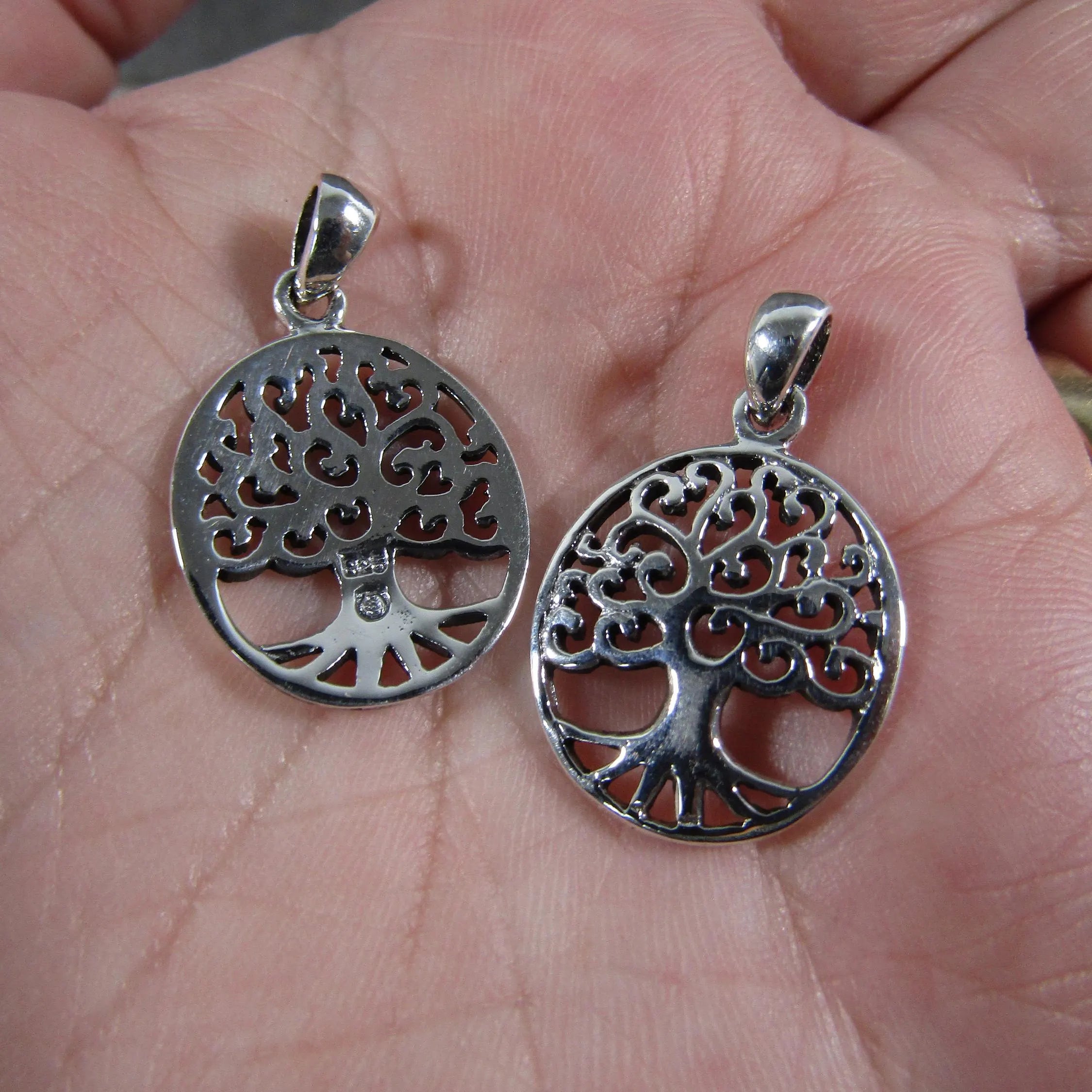 Sterling Silver Tree of Life Pendants