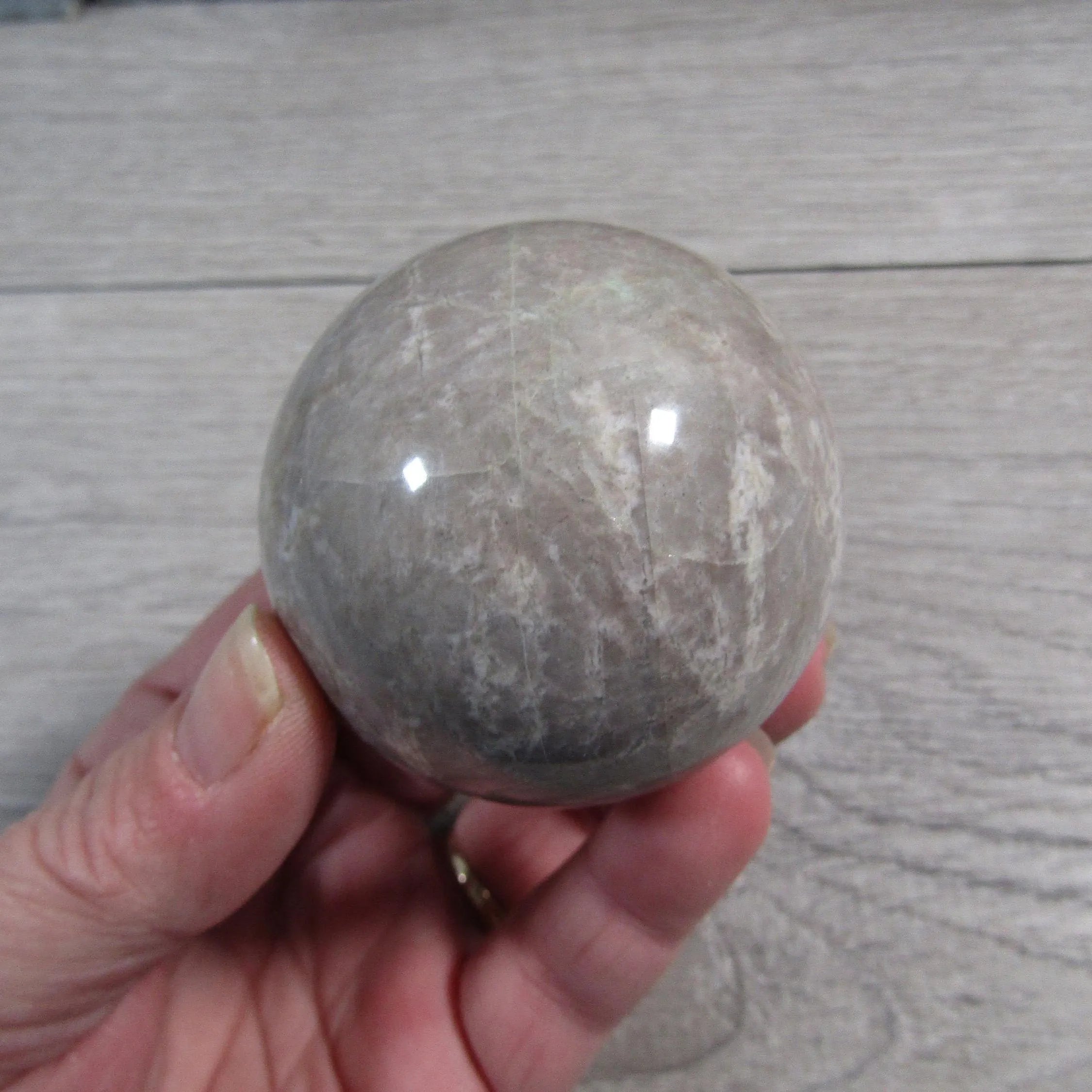 Moonstone Spheres Large Display Size