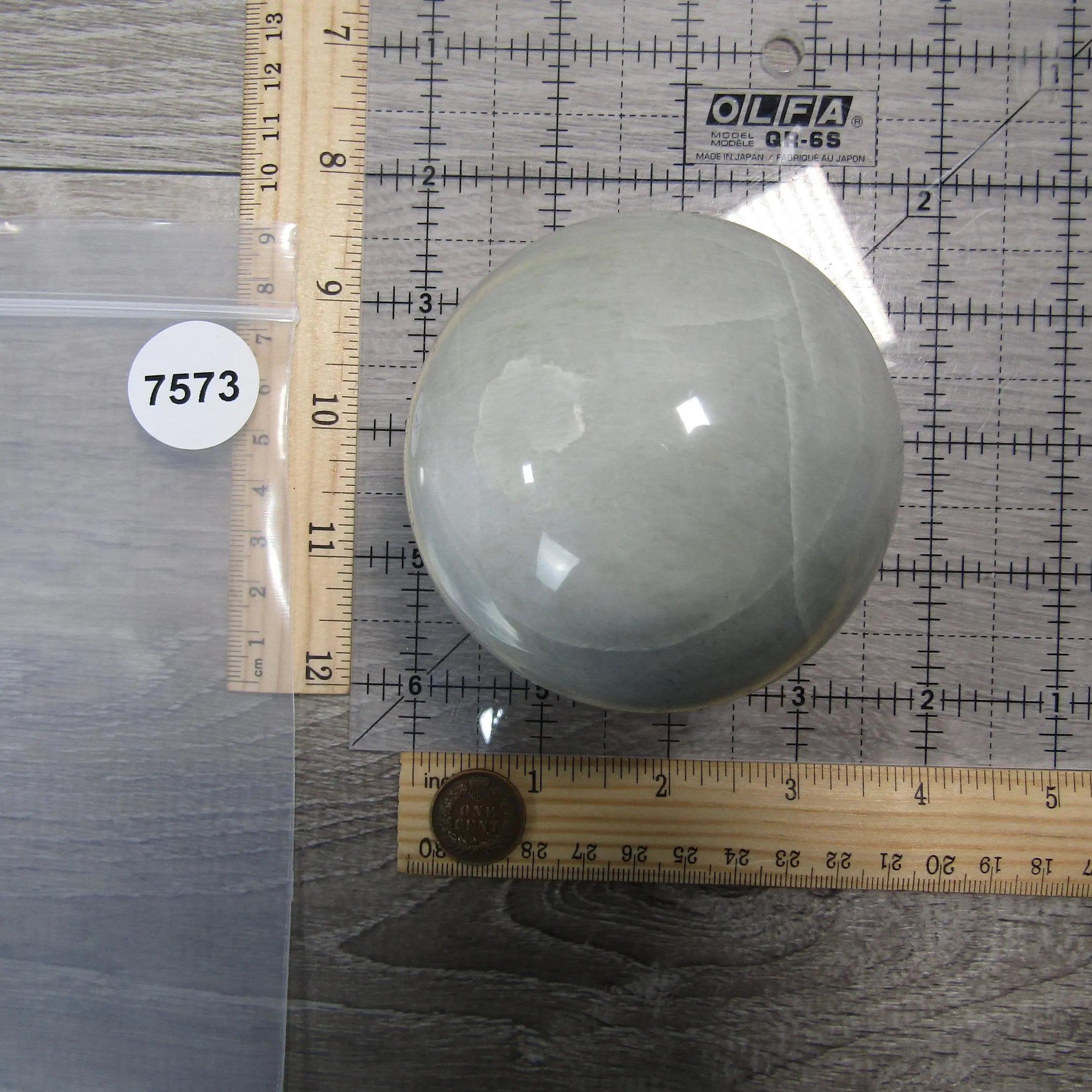 Moonstone Spheres Large Display Size