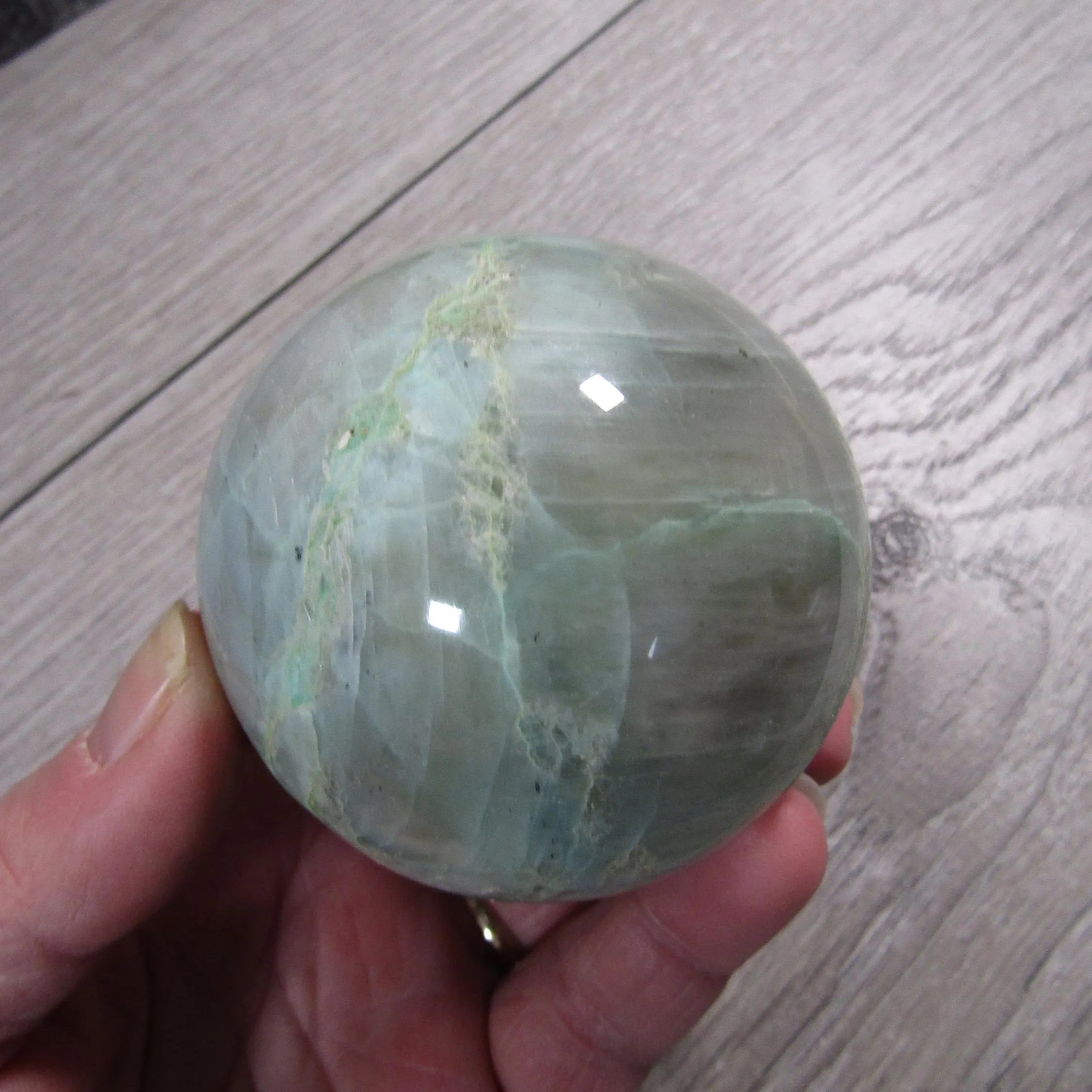 Moonstone Spheres Large Display Size