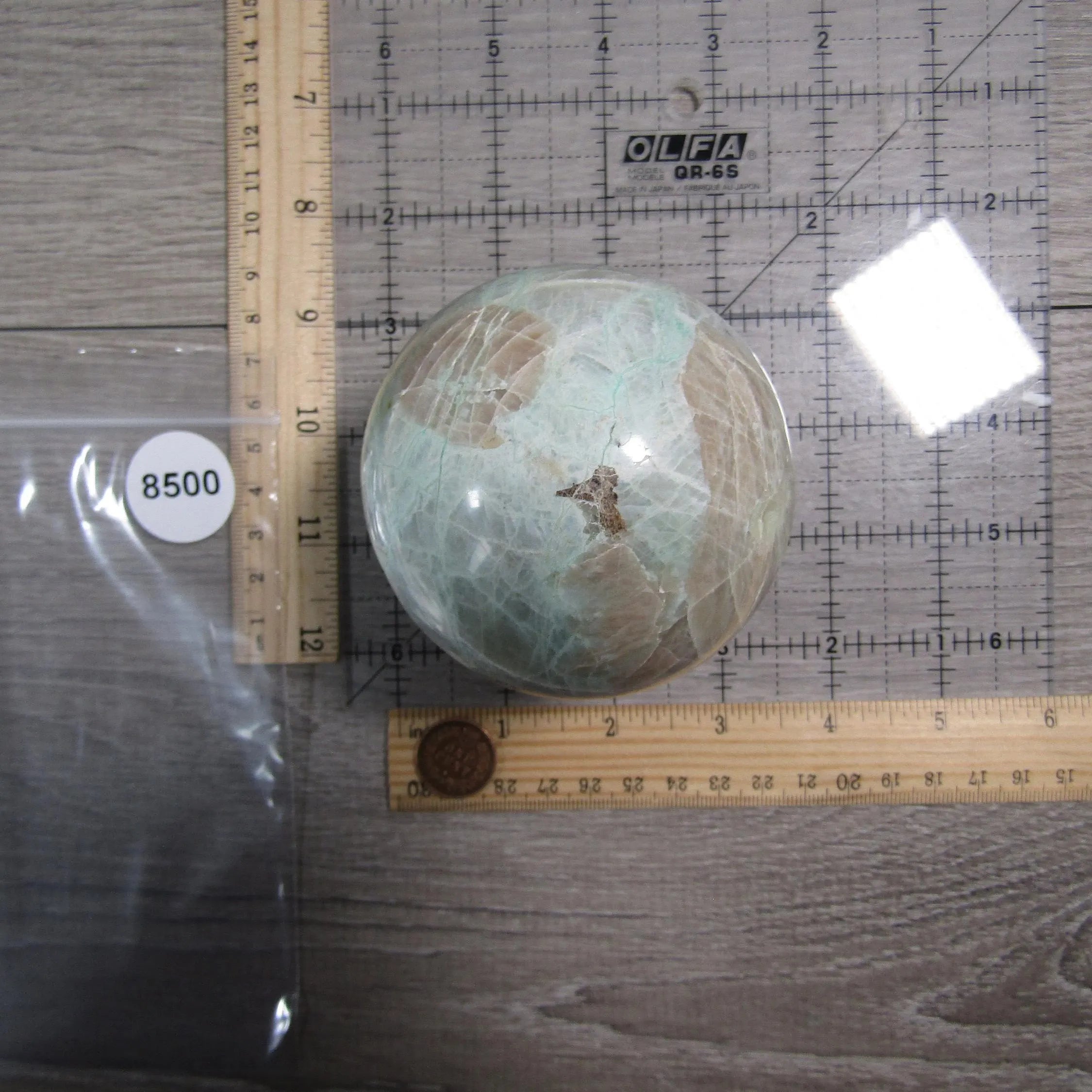 Moonstone Spheres Large Display Size