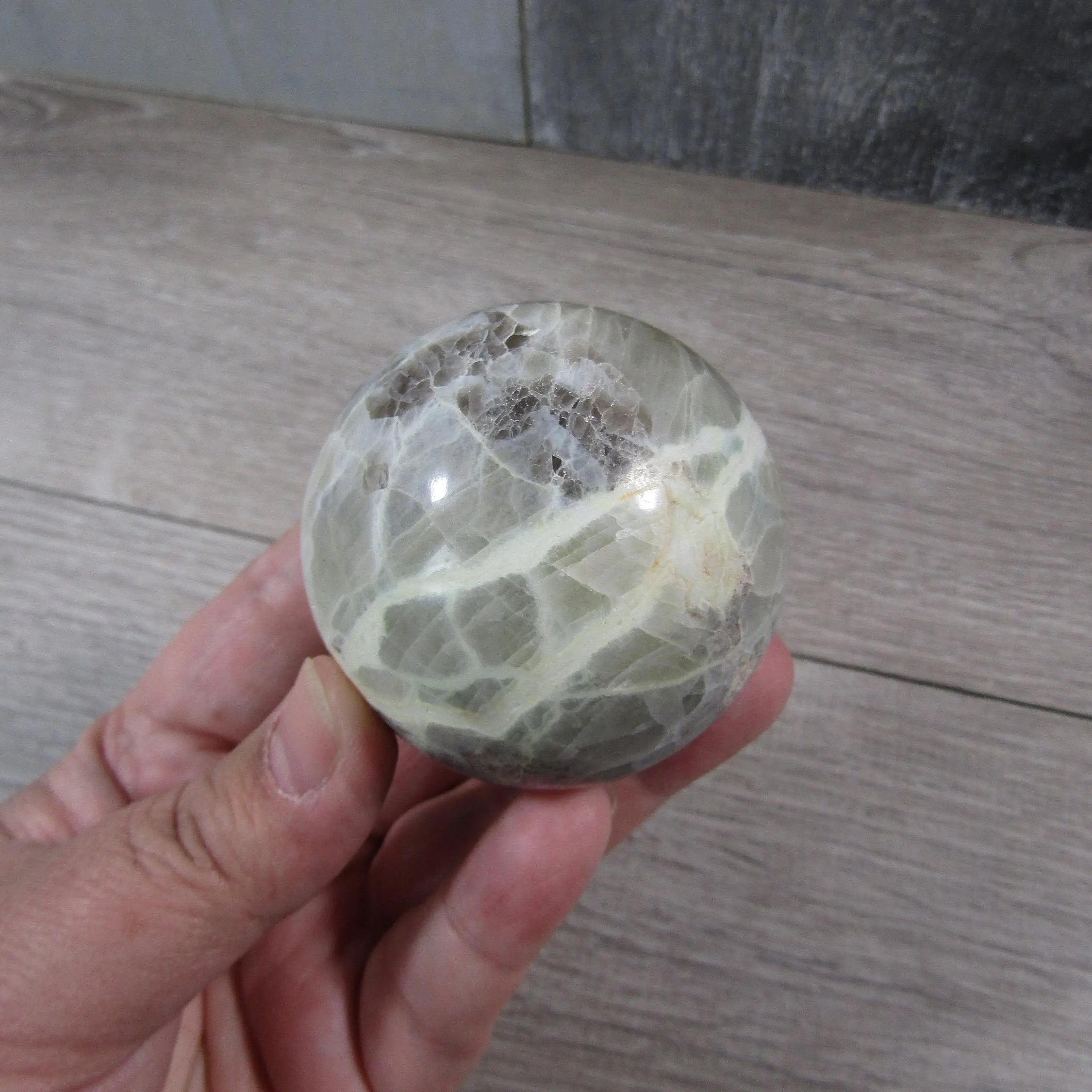 Moonstone Spheres Large Display Size