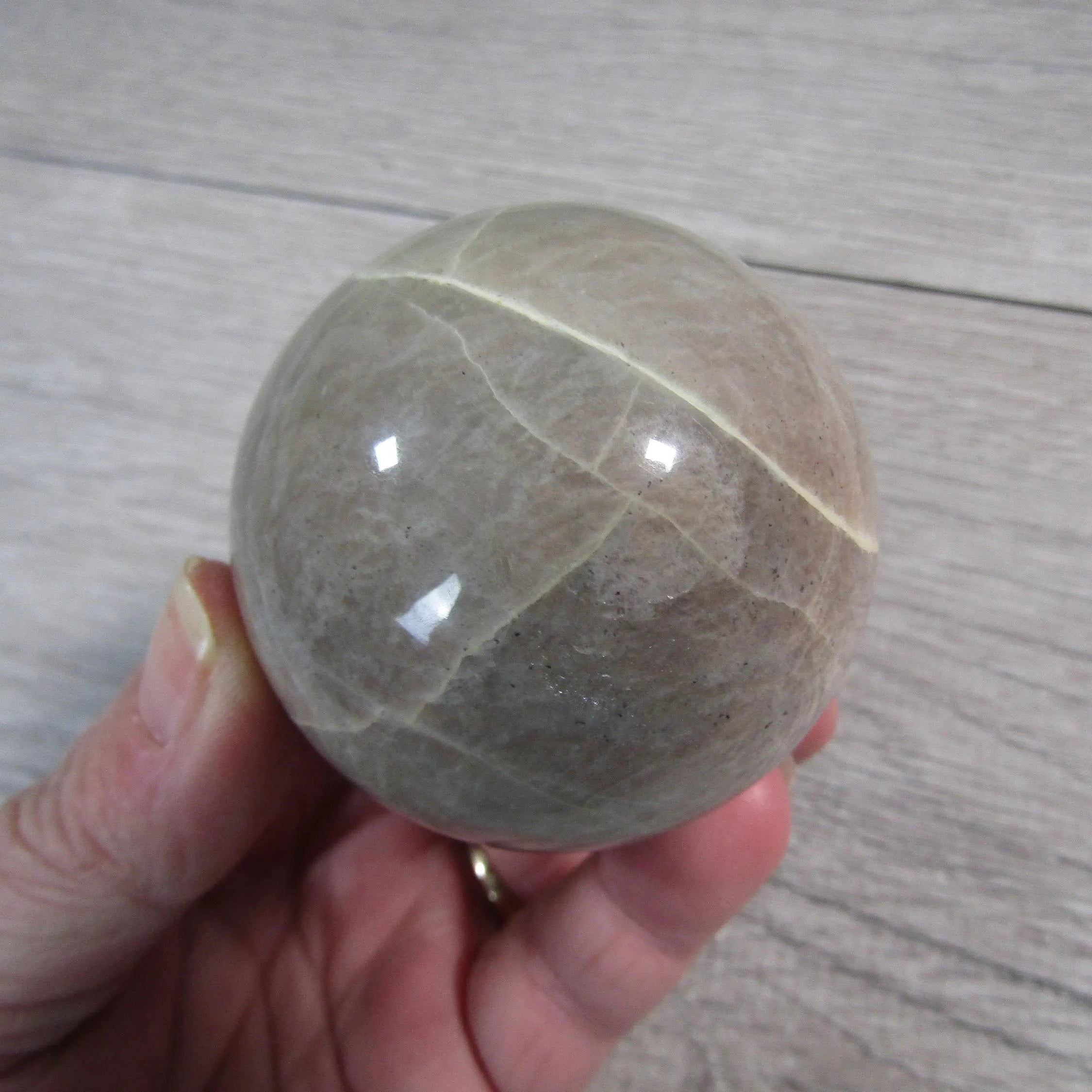 Moonstone Spheres Large Display Size