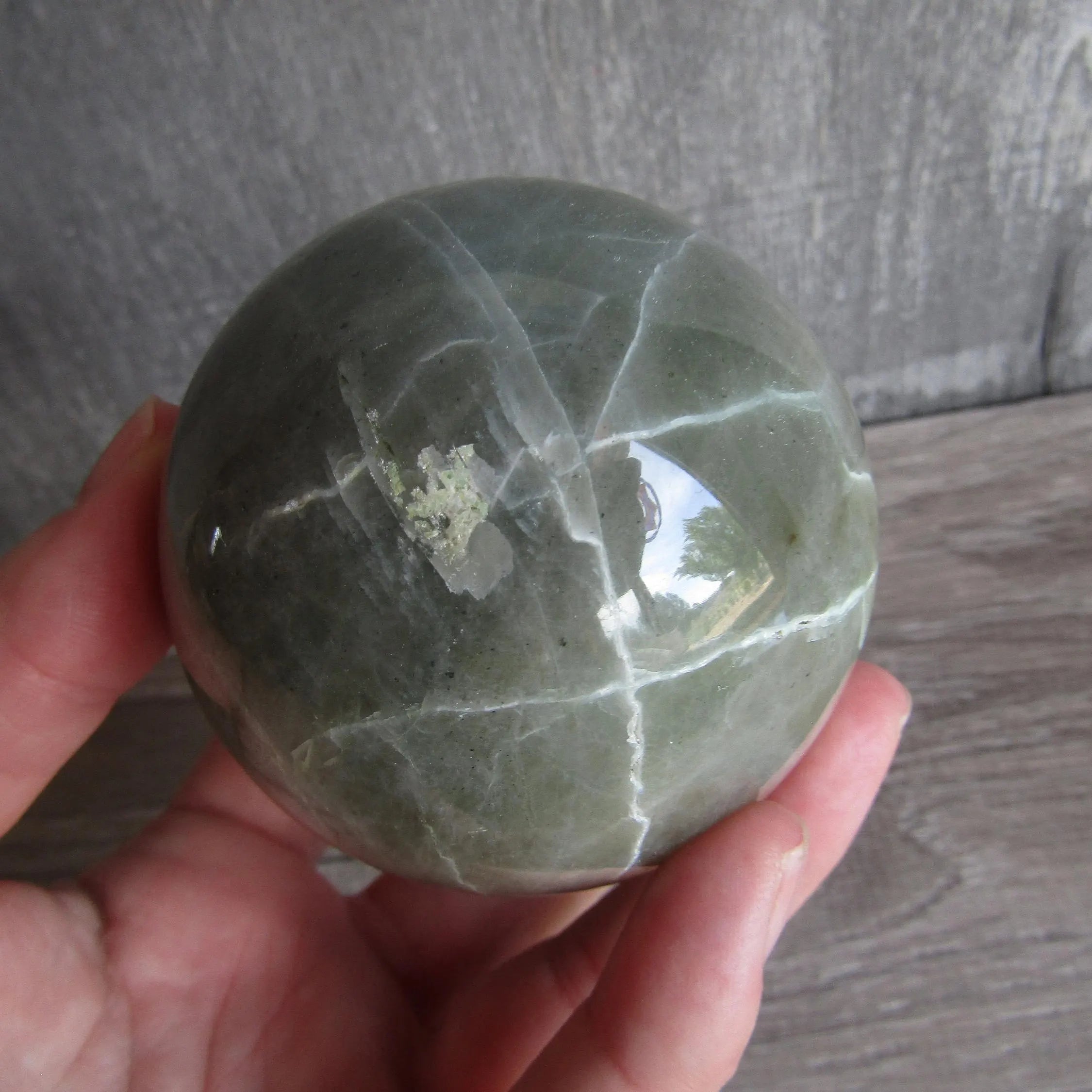 Moonstone Spheres Large Display Size