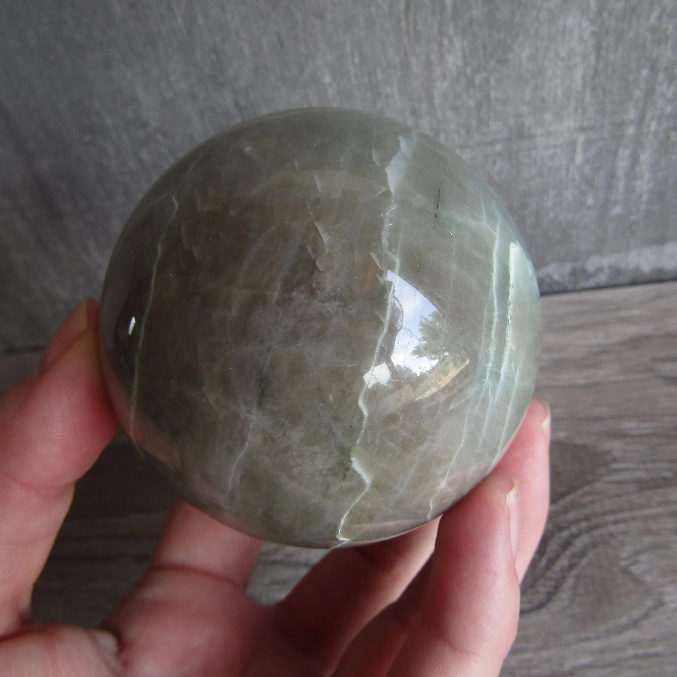 Moonstone Spheres Large Display Size