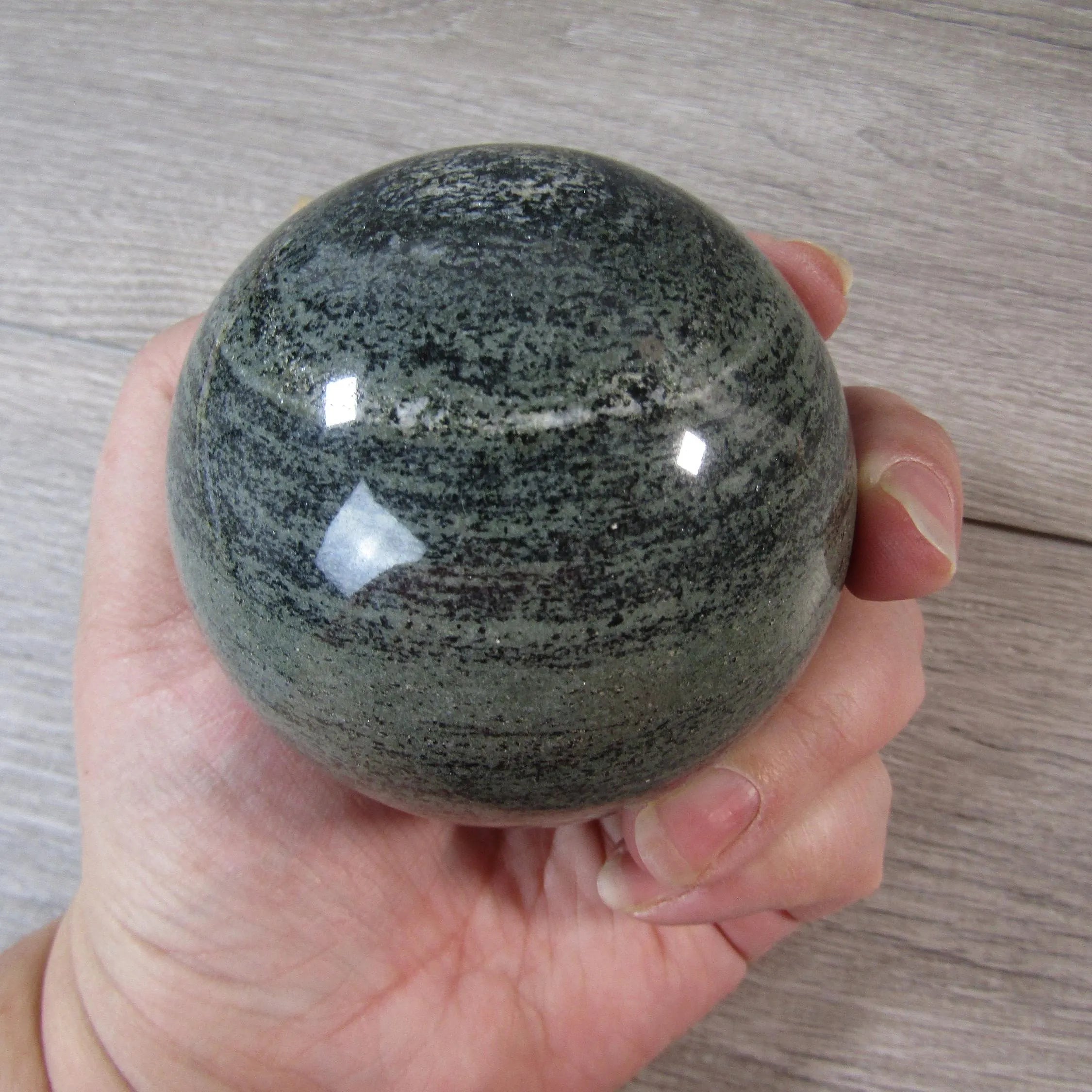 Ocean Jasper Sphere Large Display Size