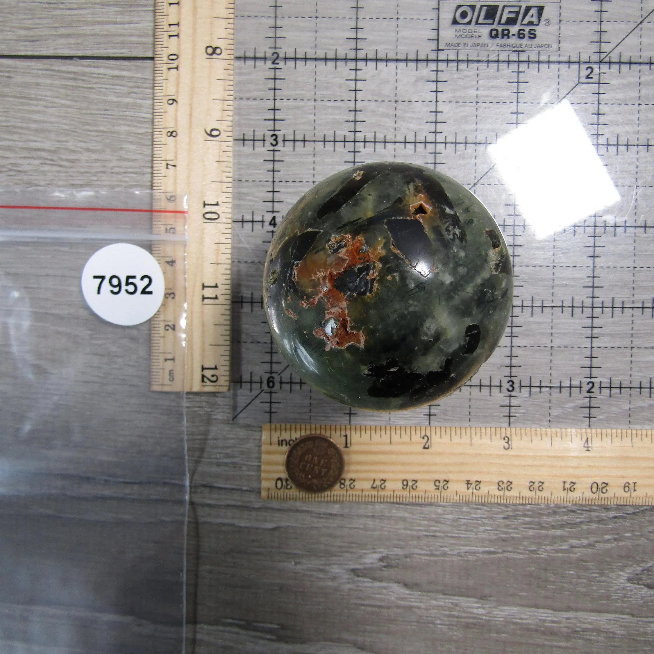 Prehnite Sphere Large Display Size