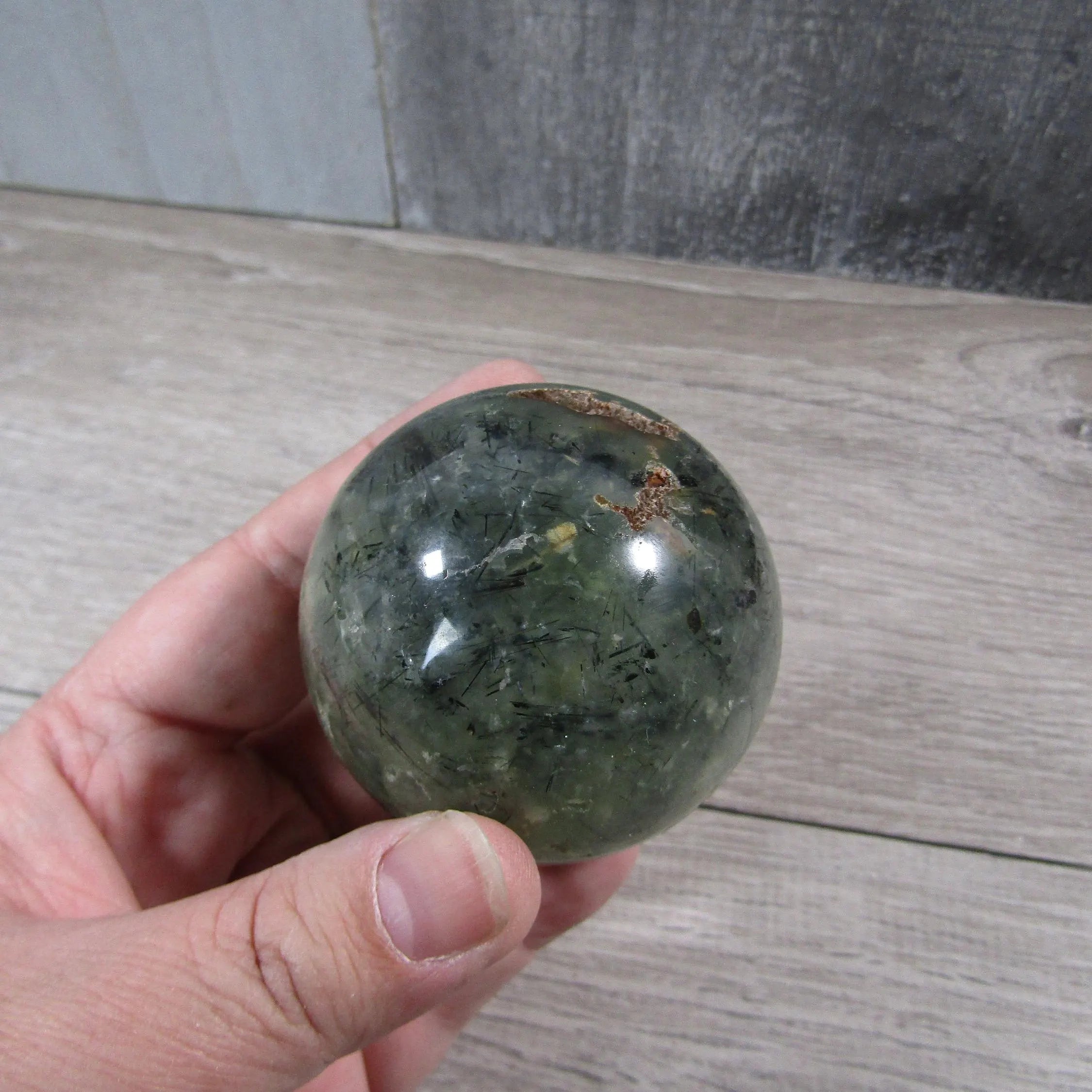 Prehnite Sphere Large Display Size