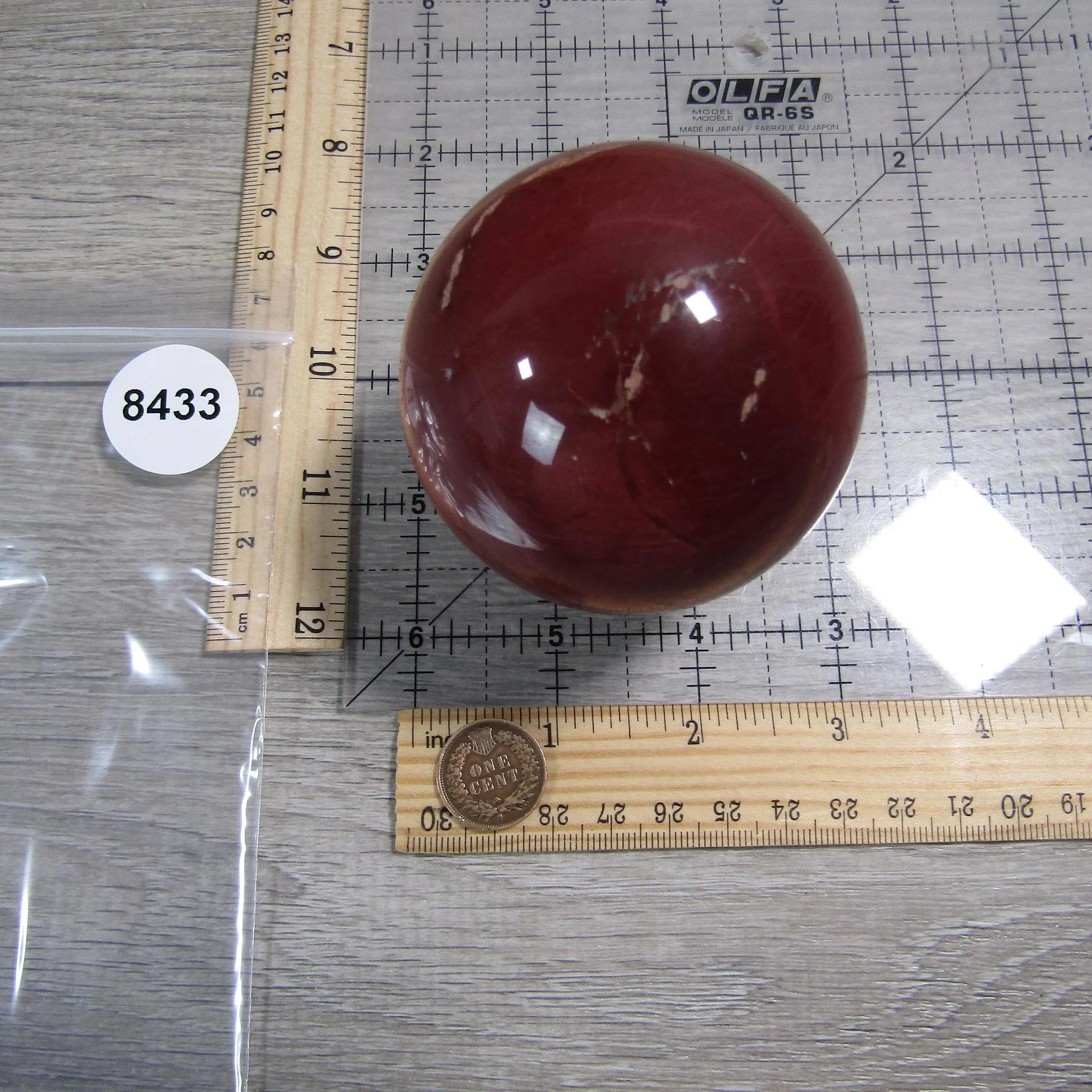 Mookaite Jasper Sphere Large Display Size