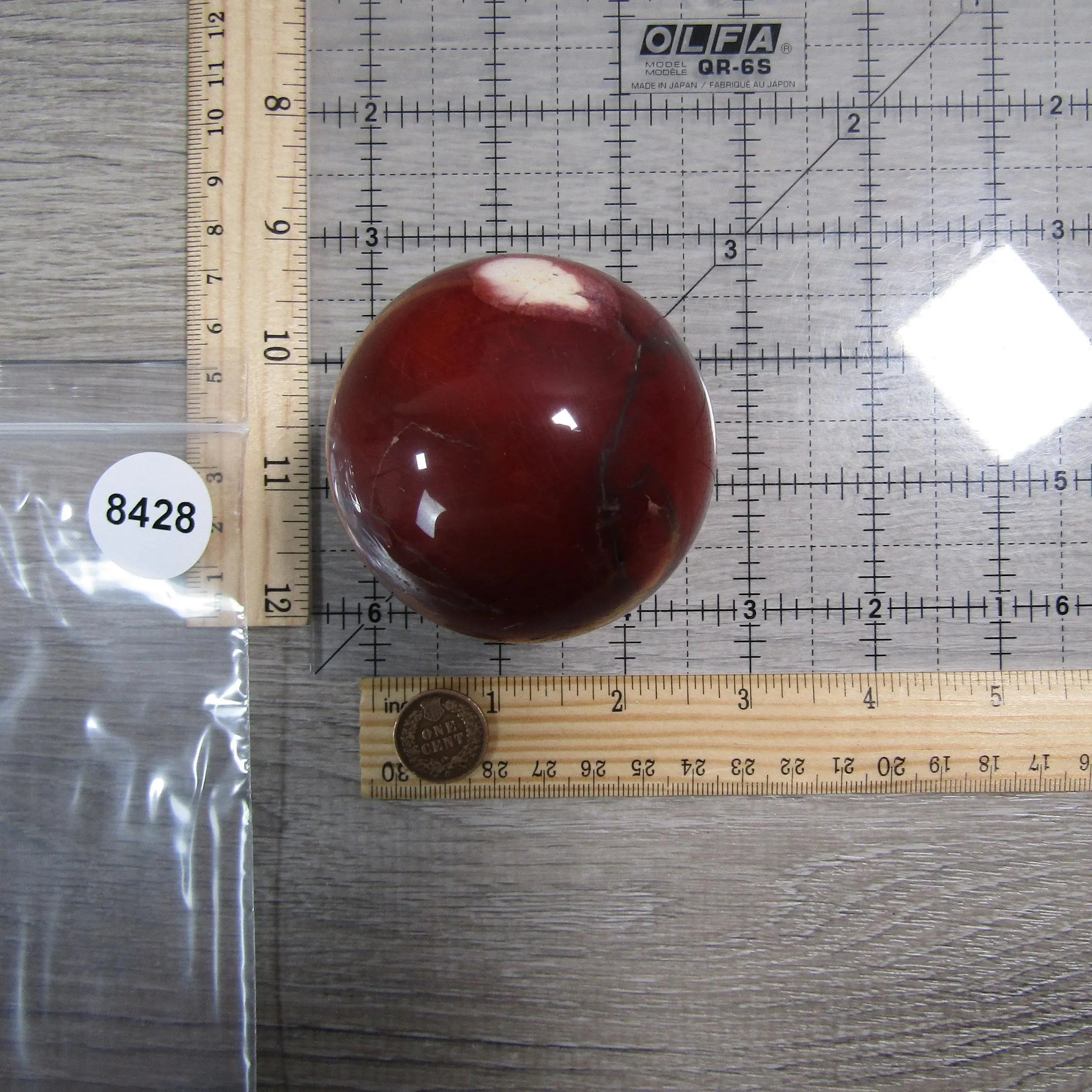 Mookaite Jasper Sphere Large Display Size