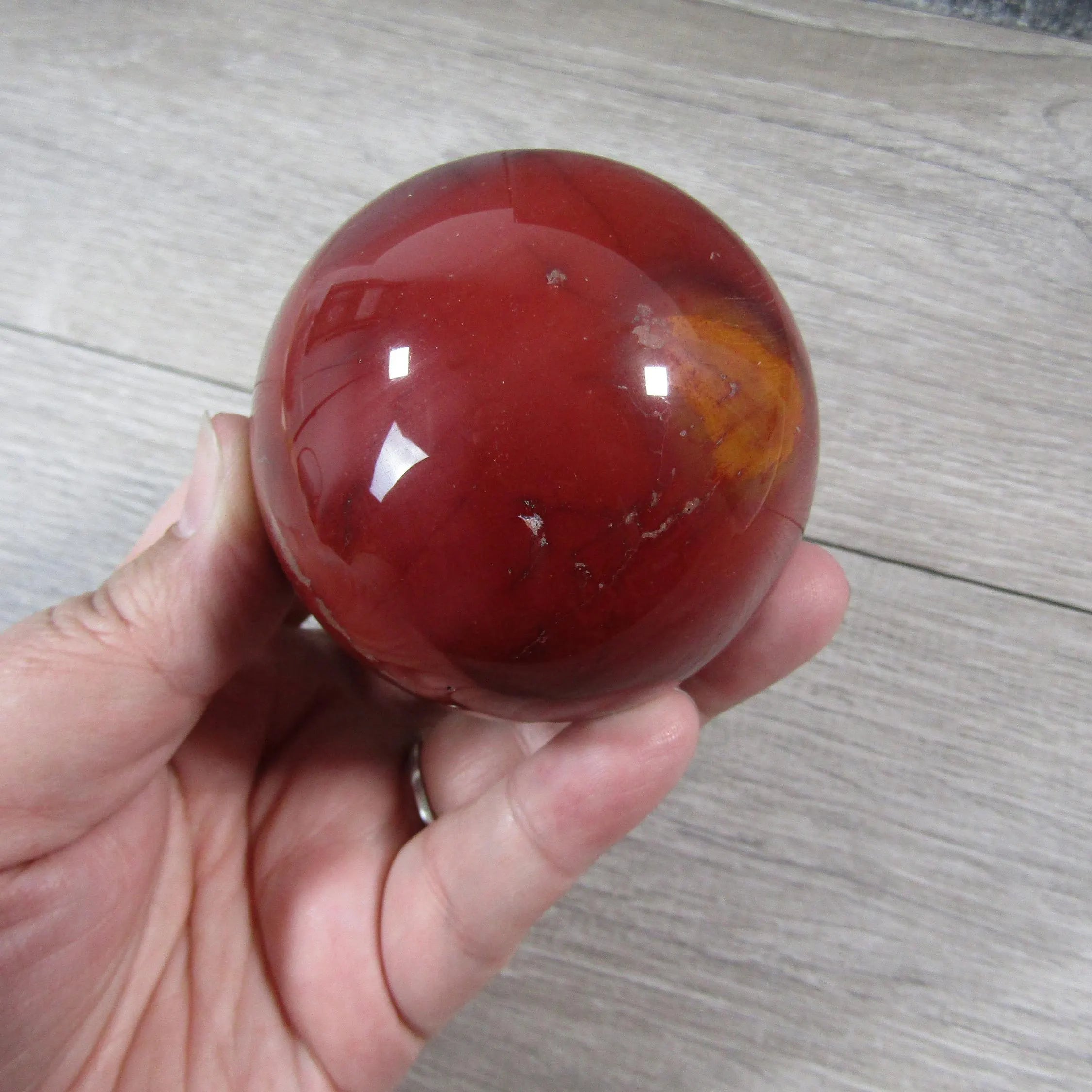 Mookaite Jasper Sphere Large Display Size