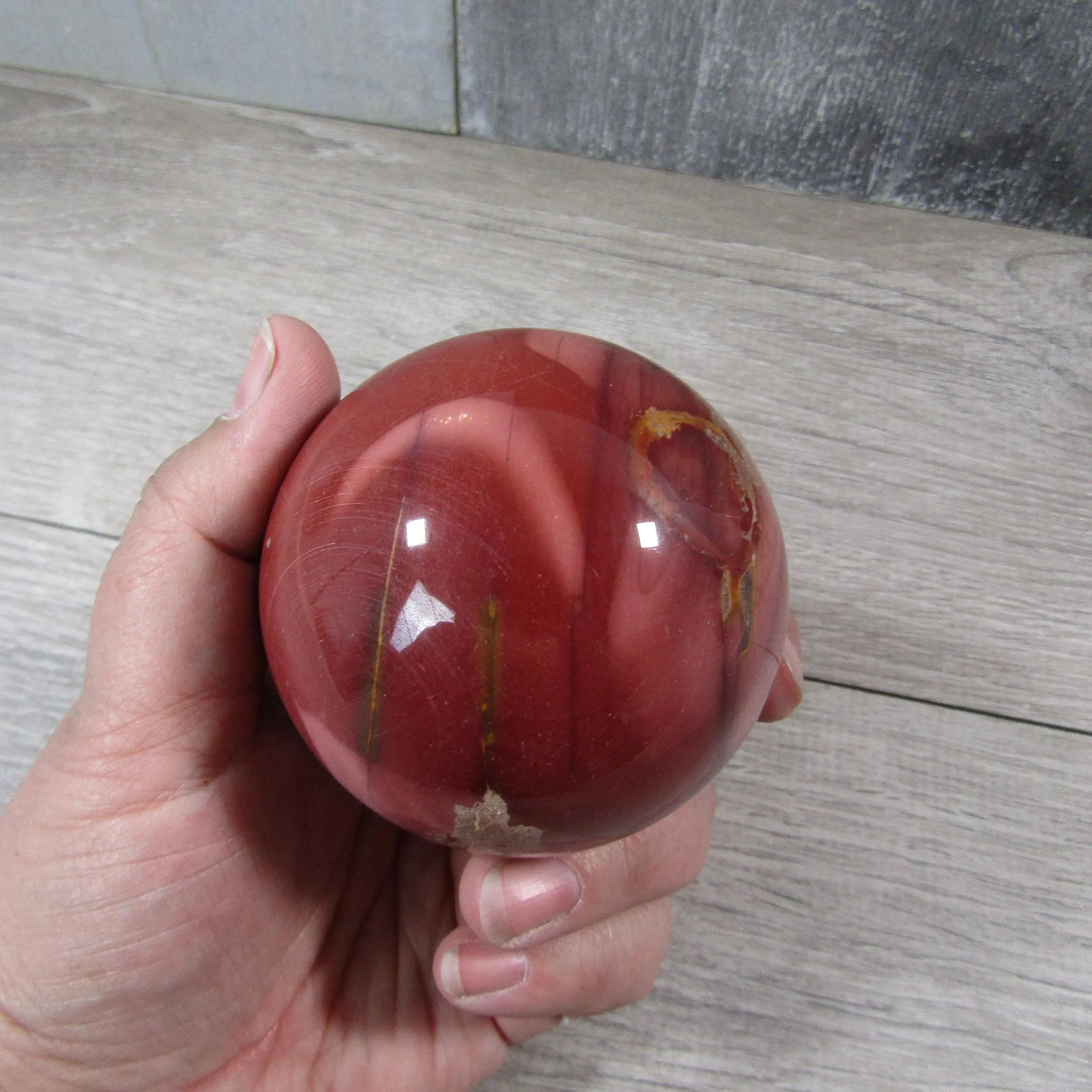 Mookaite Jasper Sphere Large Display Size