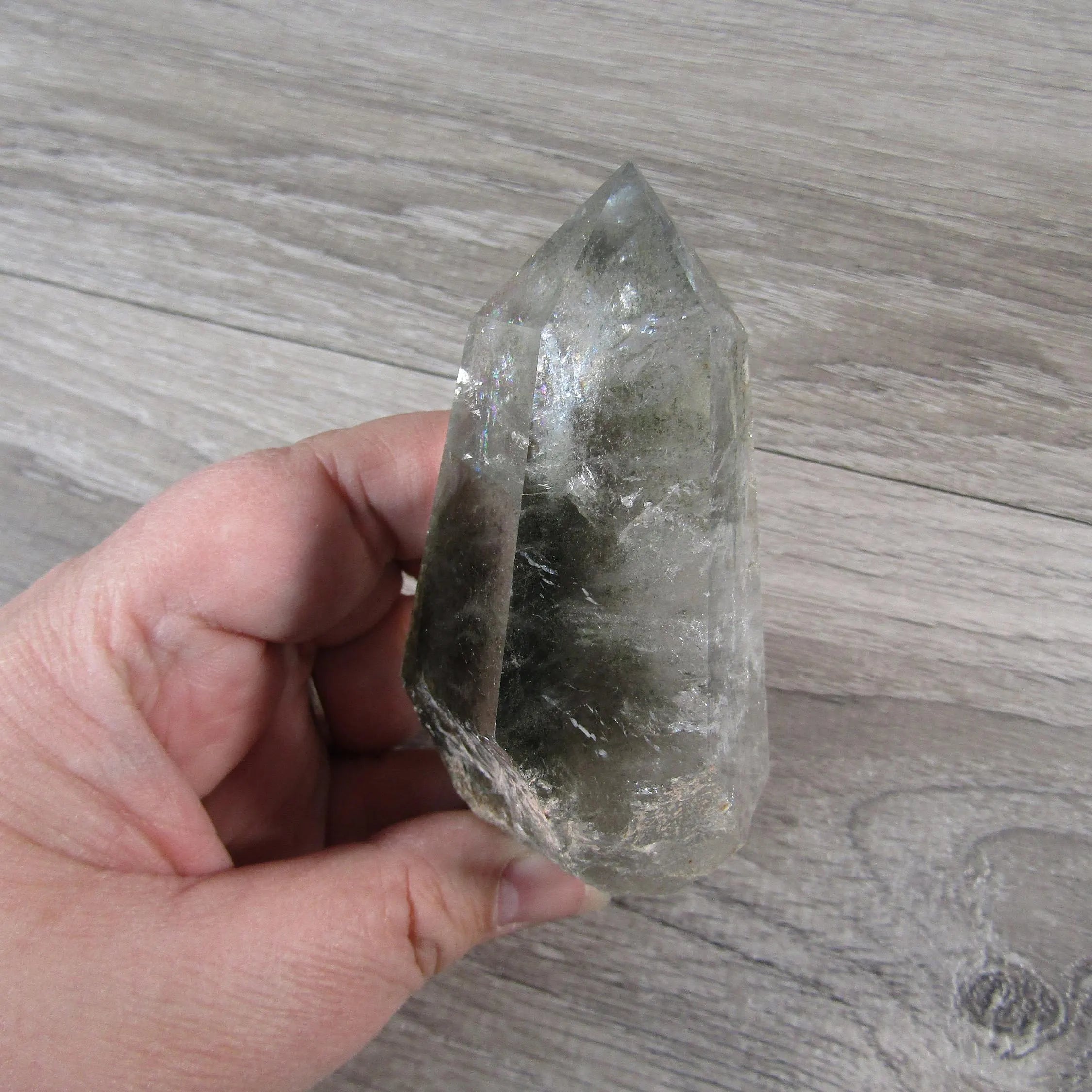 Chlorite Garden Phantom Quartz Large Display Size