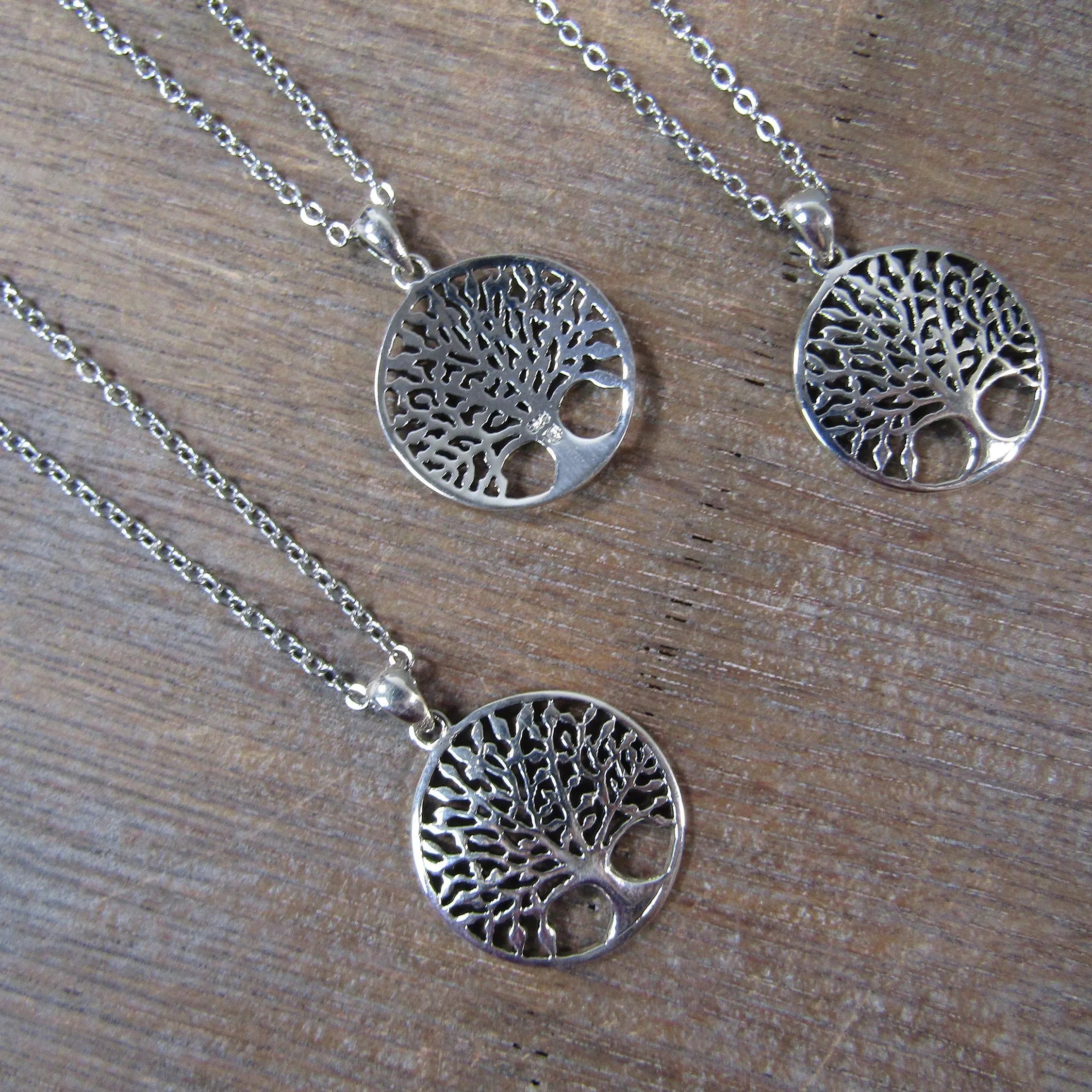 Sterling Silver Tree of Life Pendants