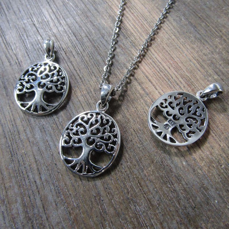 Sterling Silver Tree of Life Pendants