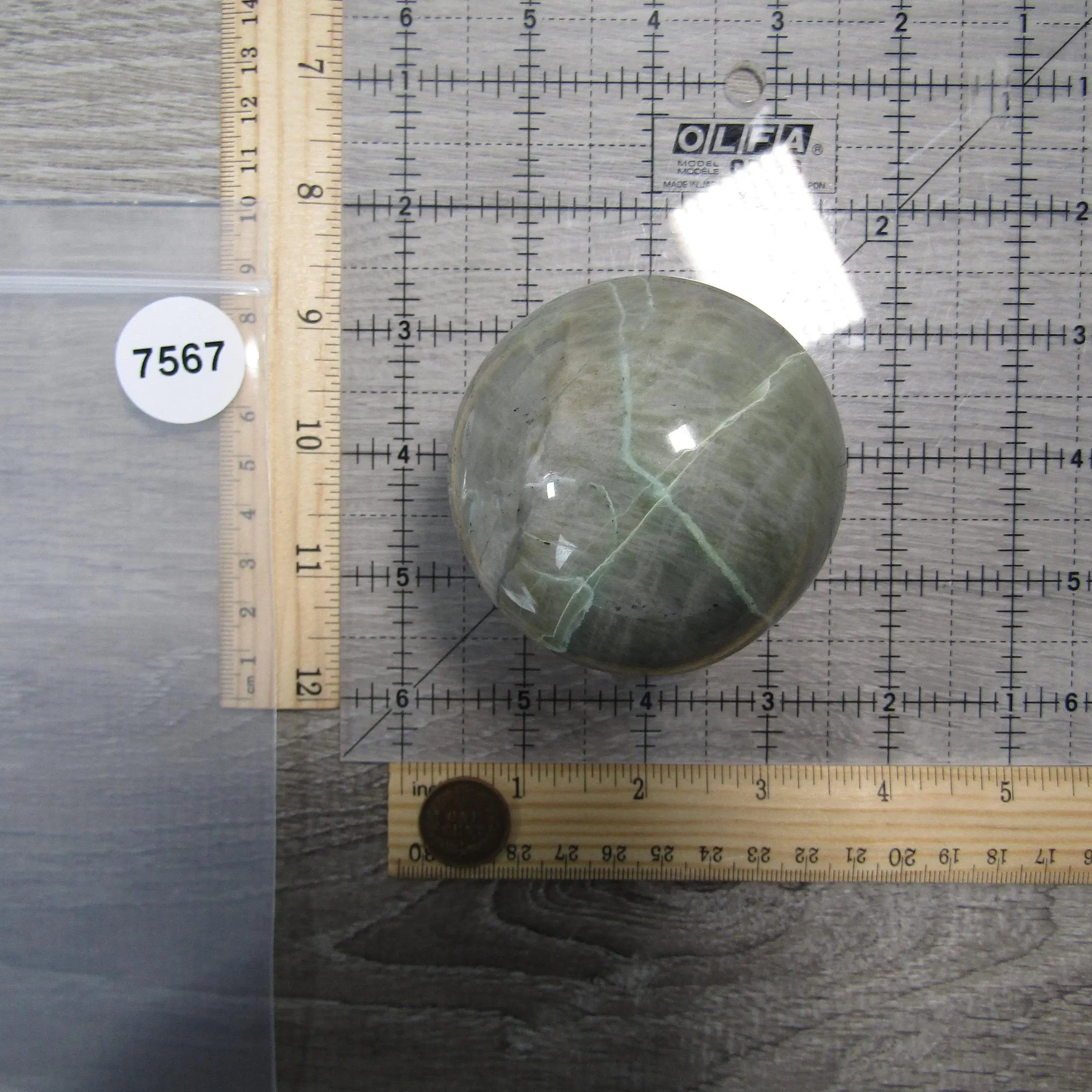 Moonstone Spheres Large Display Size