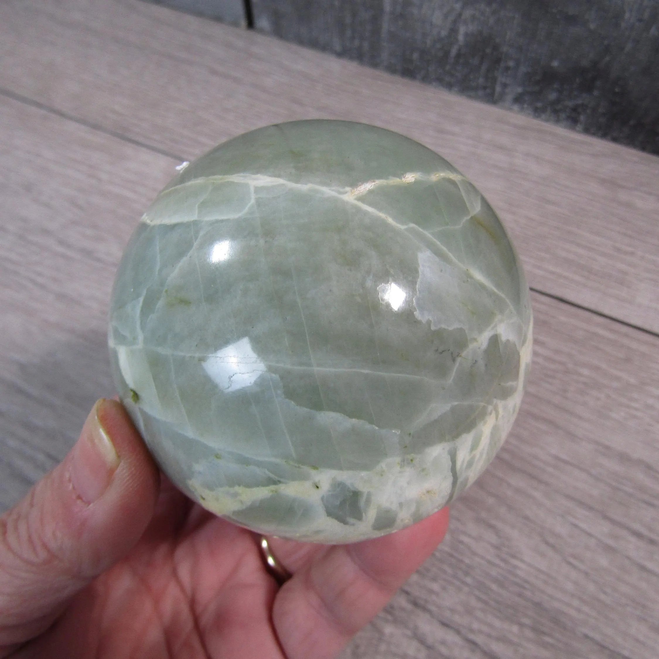 Moonstone Spheres Large Display Size