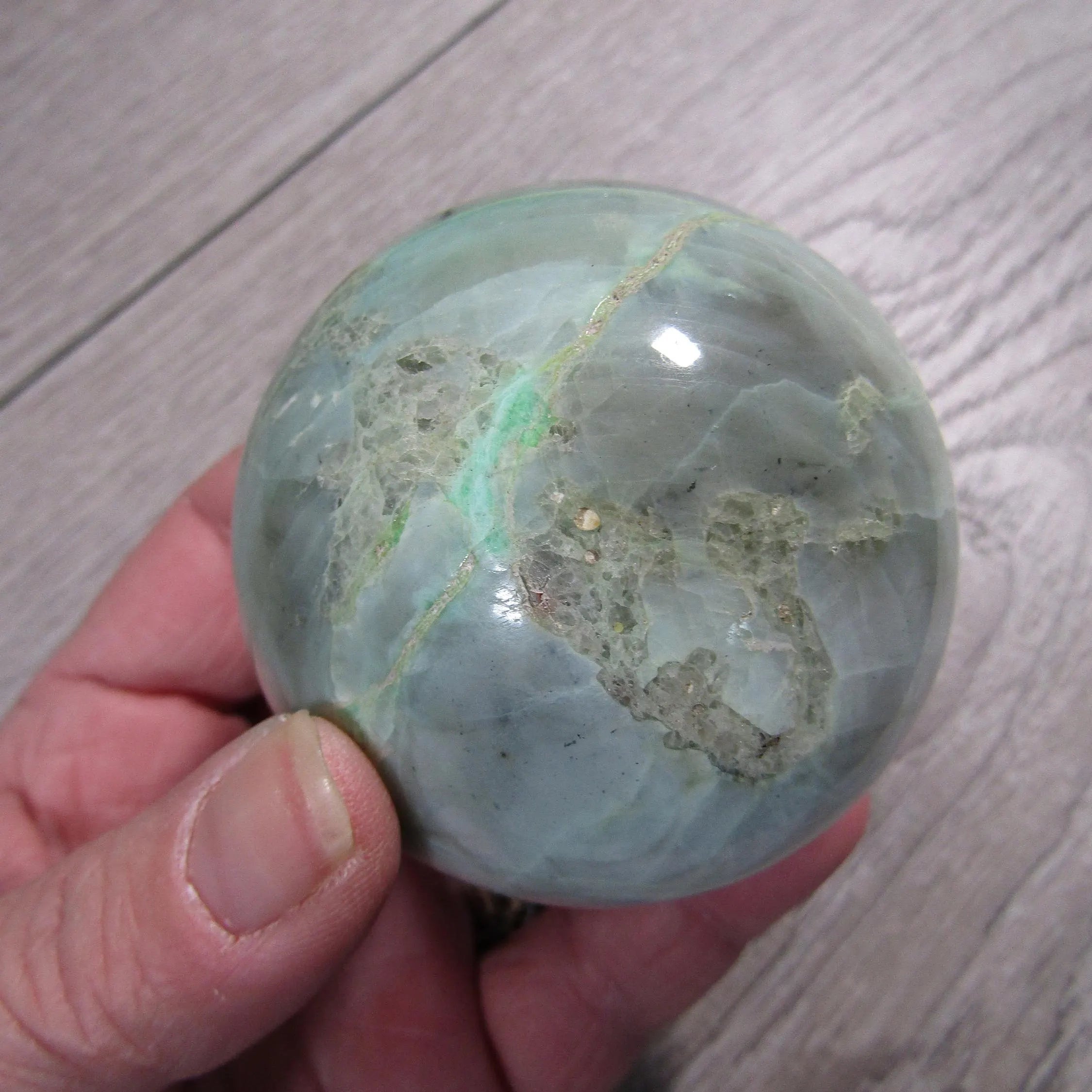 Moonstone Spheres Large Display Size