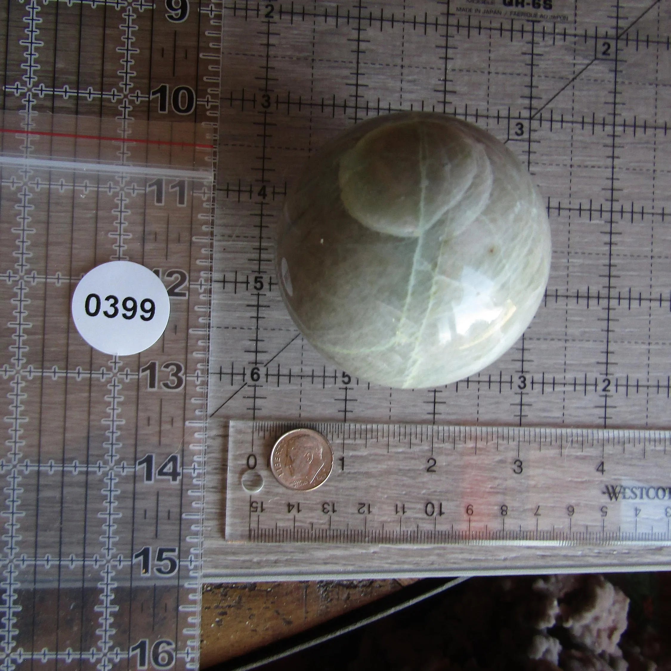 Moonstone Spheres Large Display Size