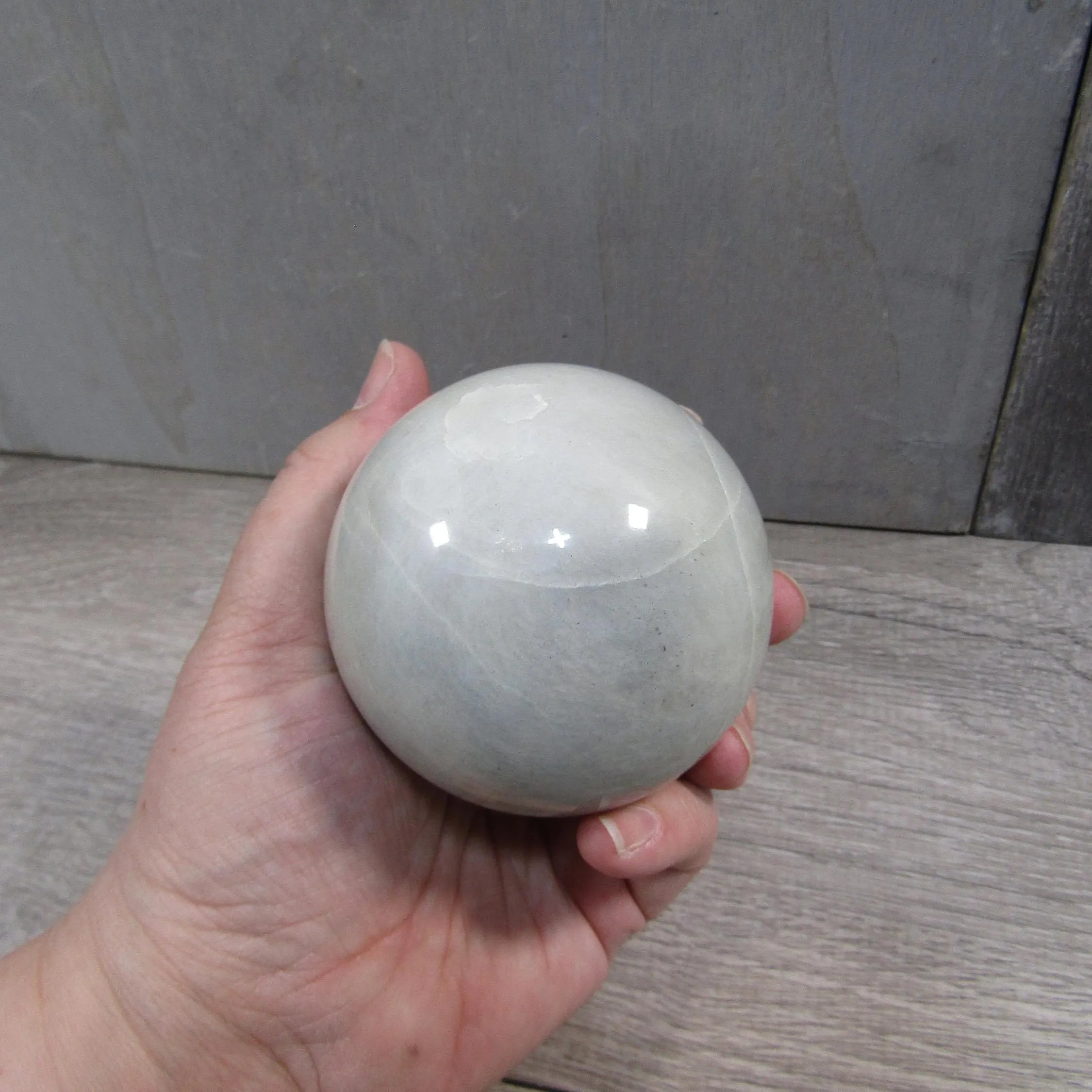 Moonstone Spheres Large Display Size