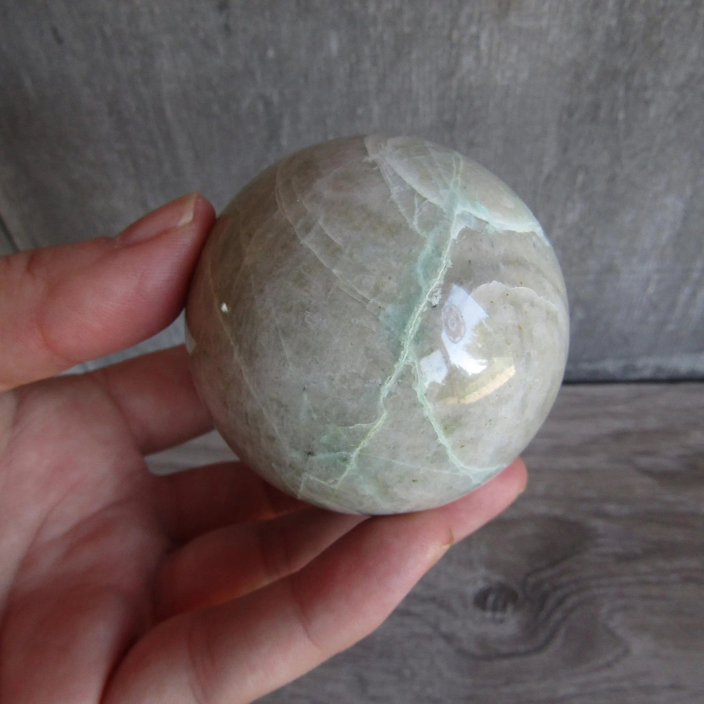 Moonstone Spheres Large Display Size