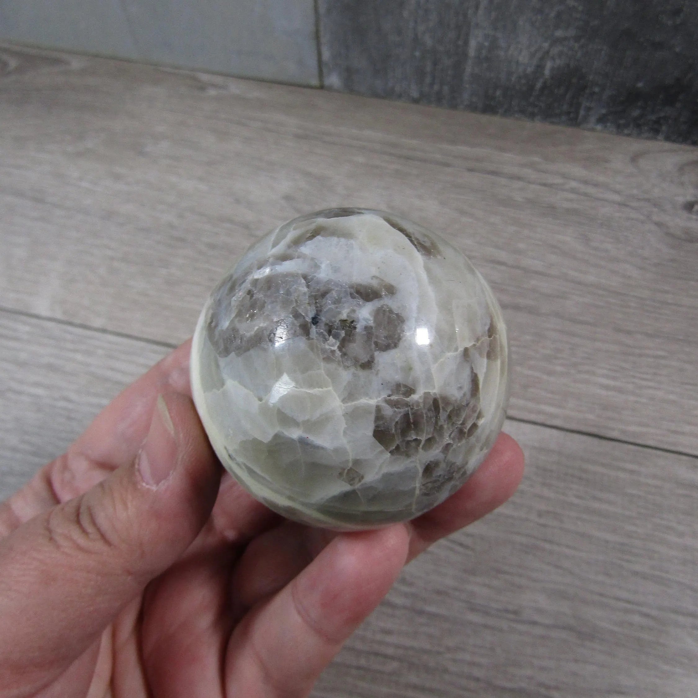 Moonstone Spheres Large Display Size