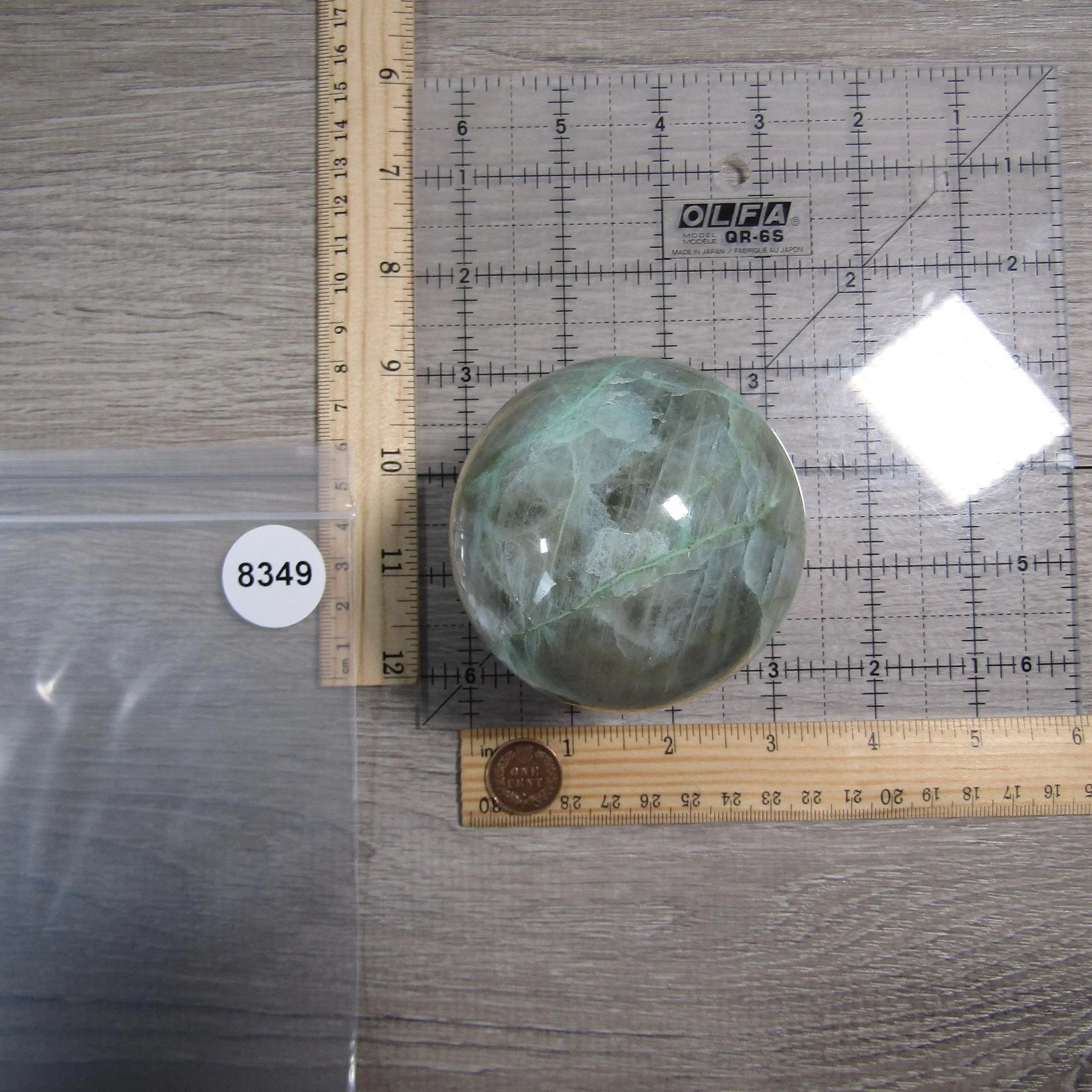 Moonstone Spheres Large Display Size