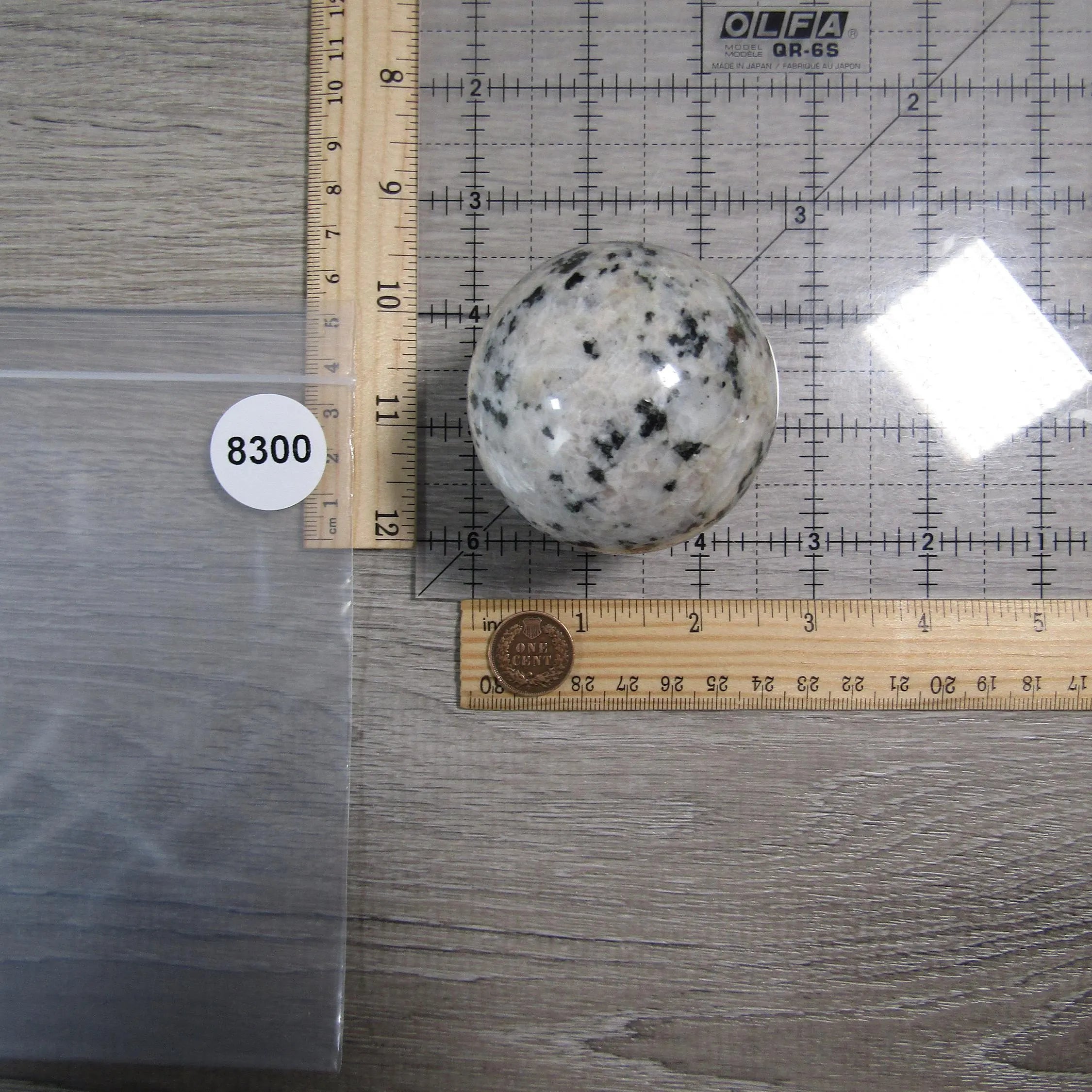 Moonstone Spheres Large Display Size