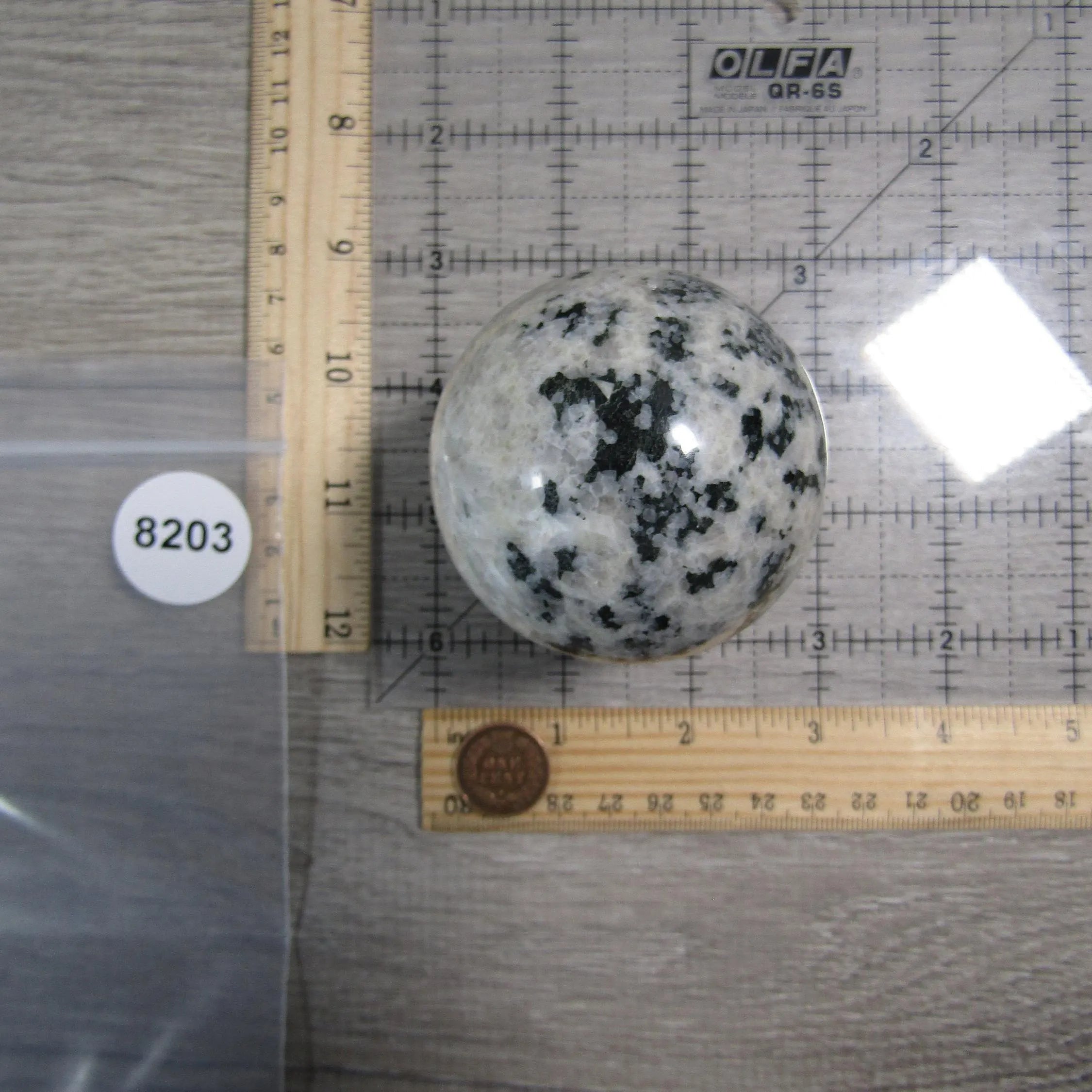 Moonstone Spheres Large Display Size