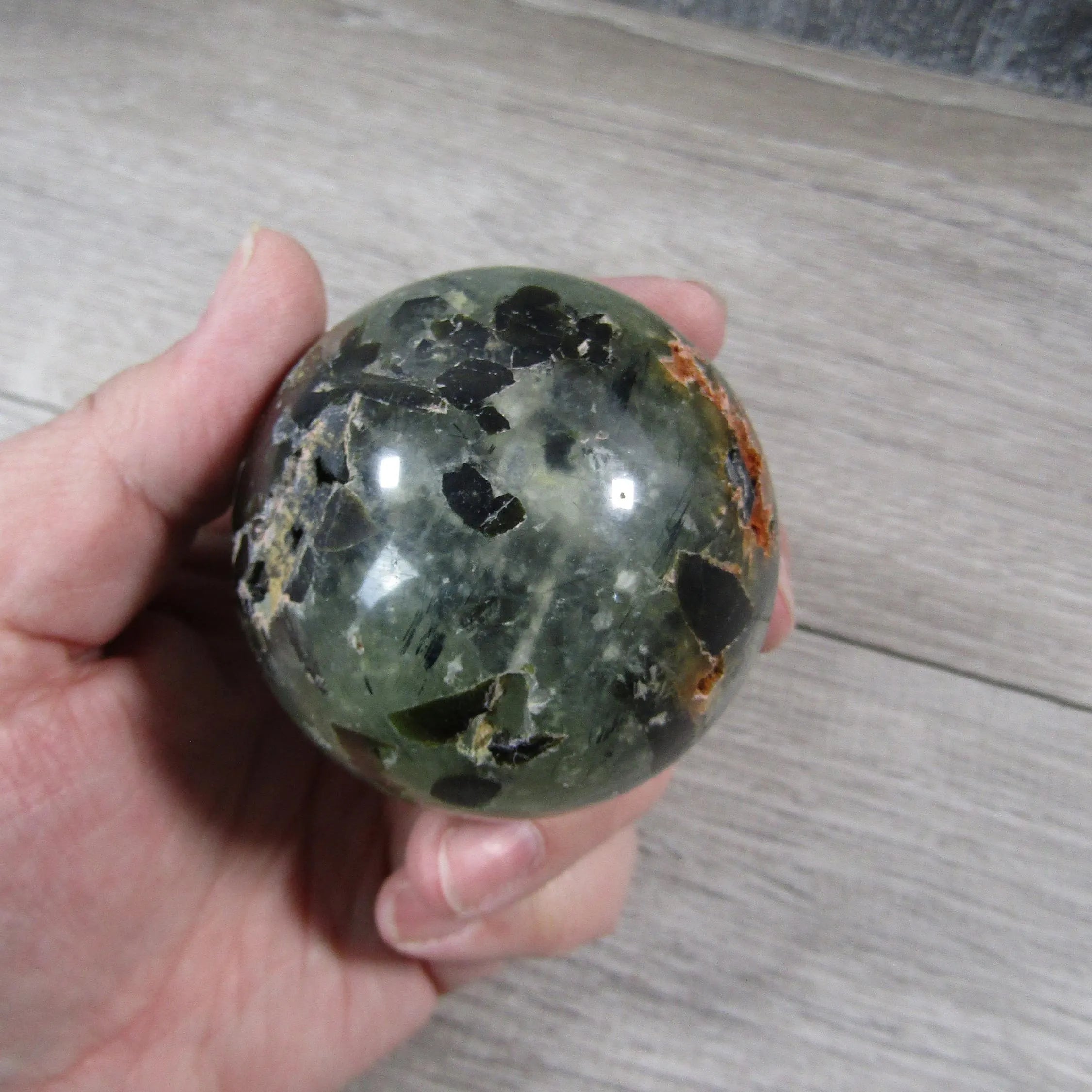 Prehnite Sphere Large Display Size