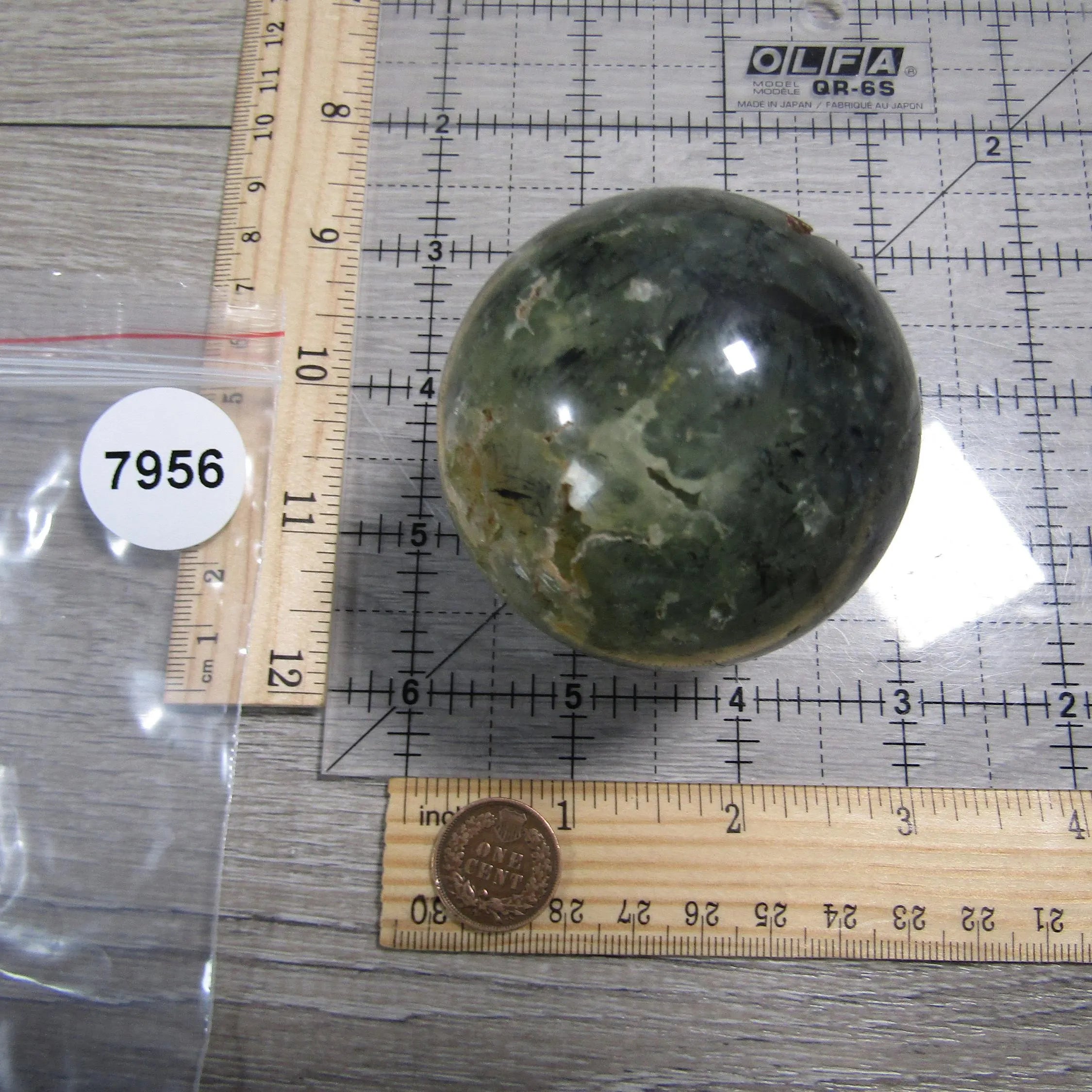 Prehnite Sphere Large Display Size