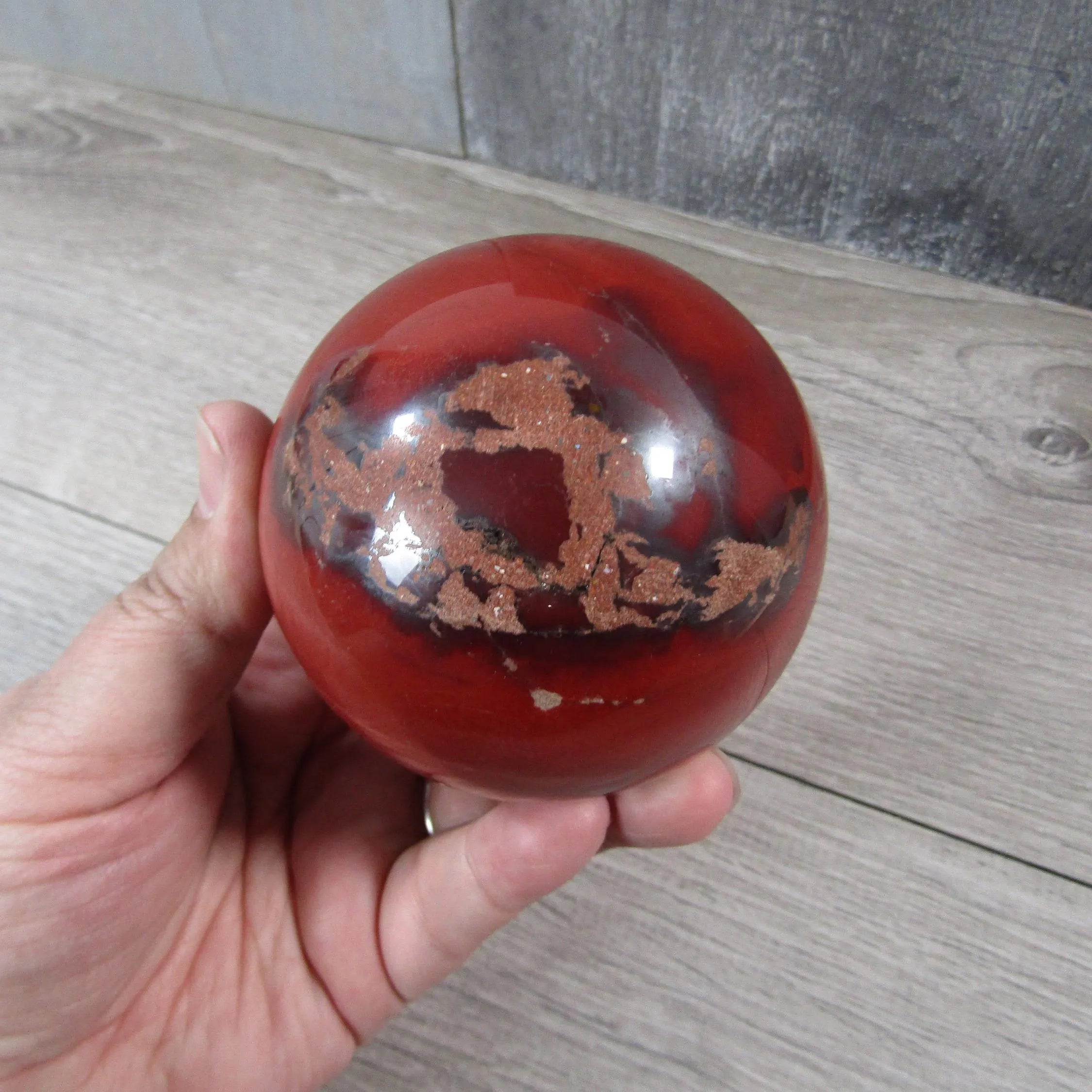 Mookaite Jasper Sphere Large Display Size