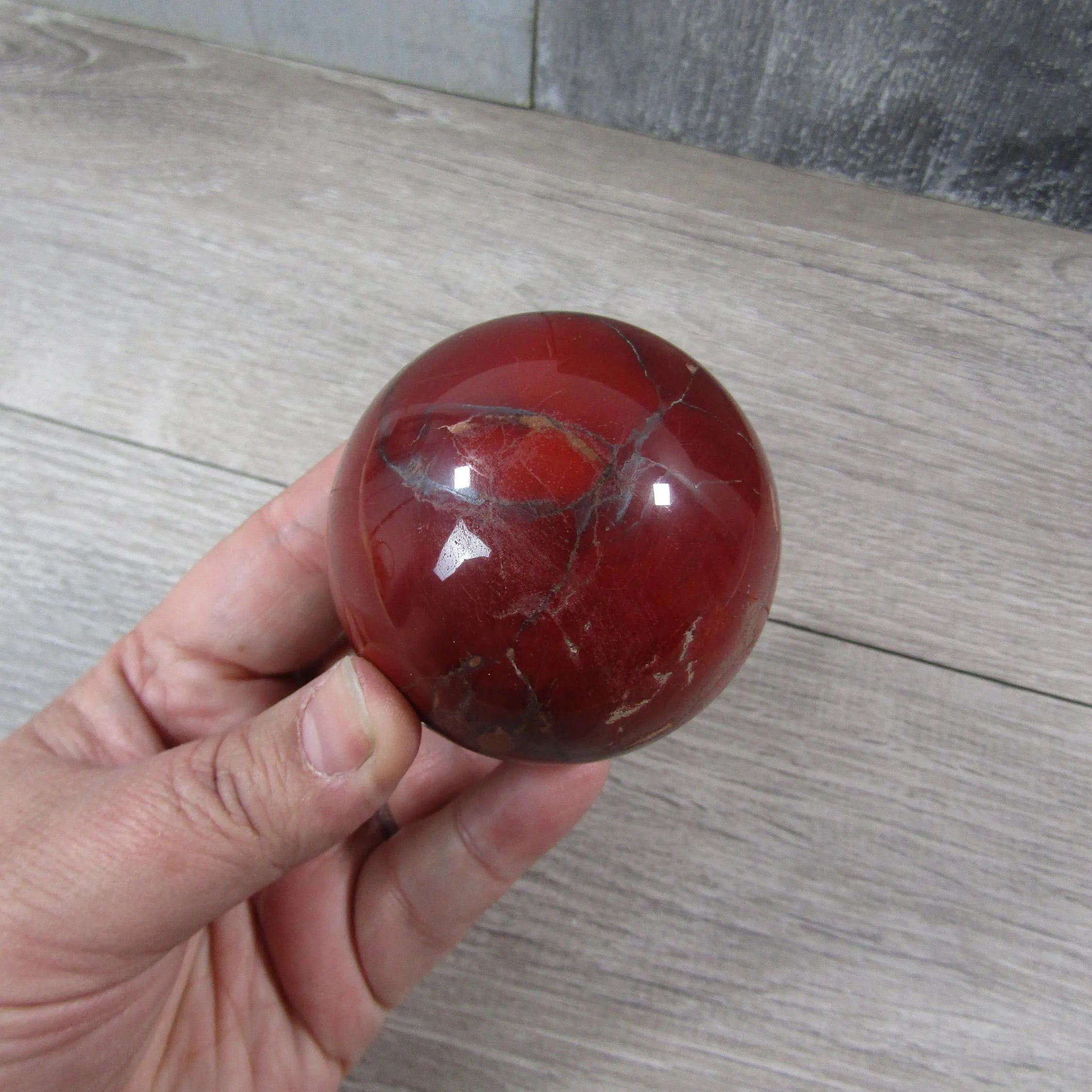 Mookaite Jasper Sphere Large Display Size