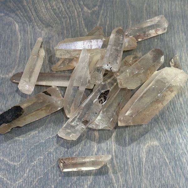 Clear Quartz Crystals 1/2” - 3” Points 1 LB
