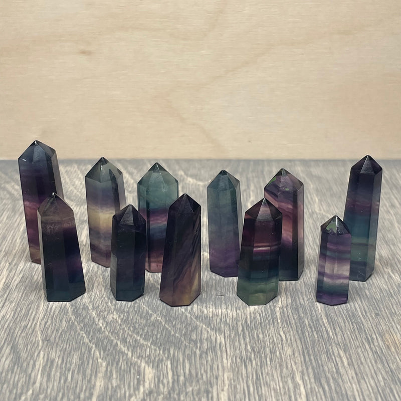 Gemstone Obelisk Points Small for Wire Wrapping or Gridding