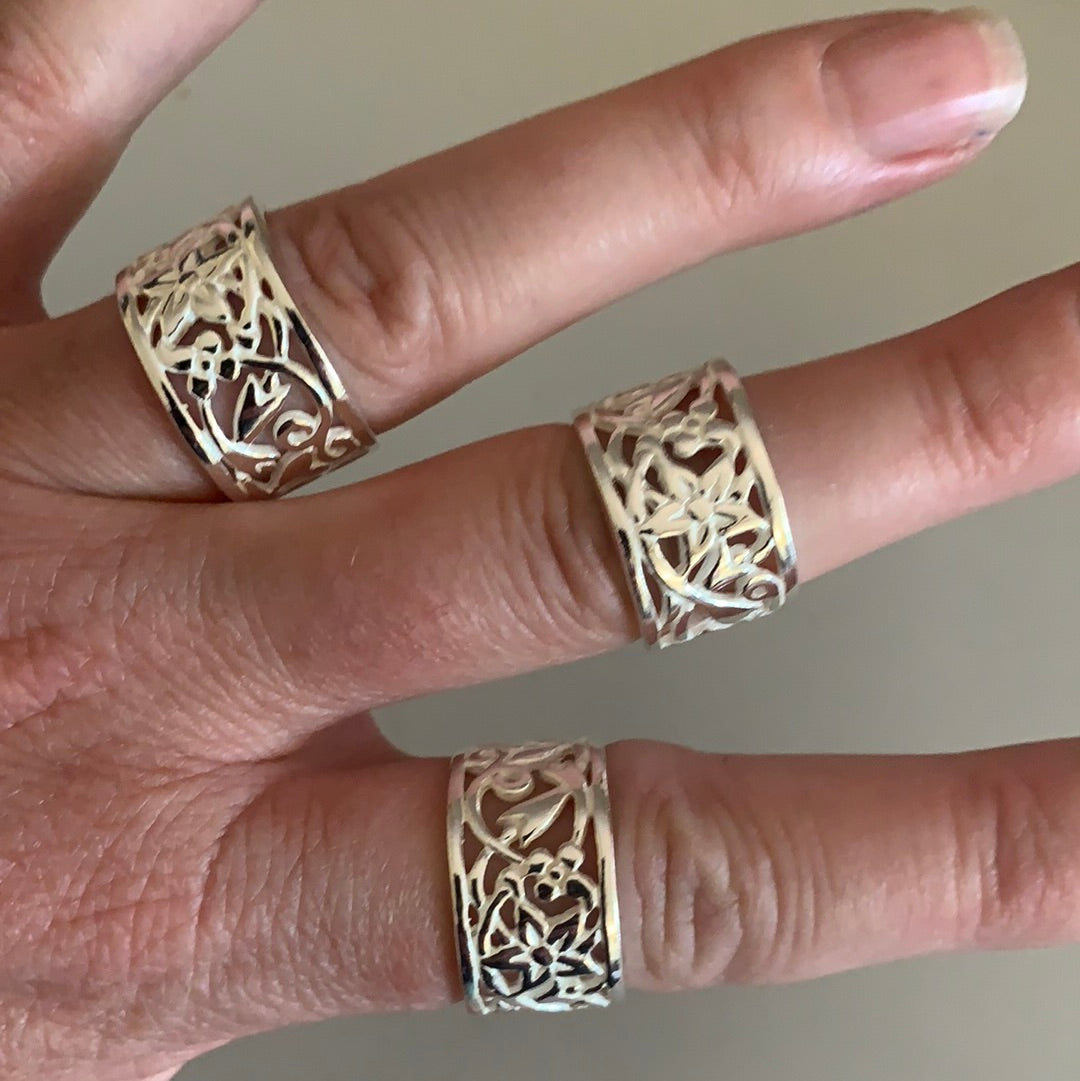 Sterling Silver Rings Elemental Styles