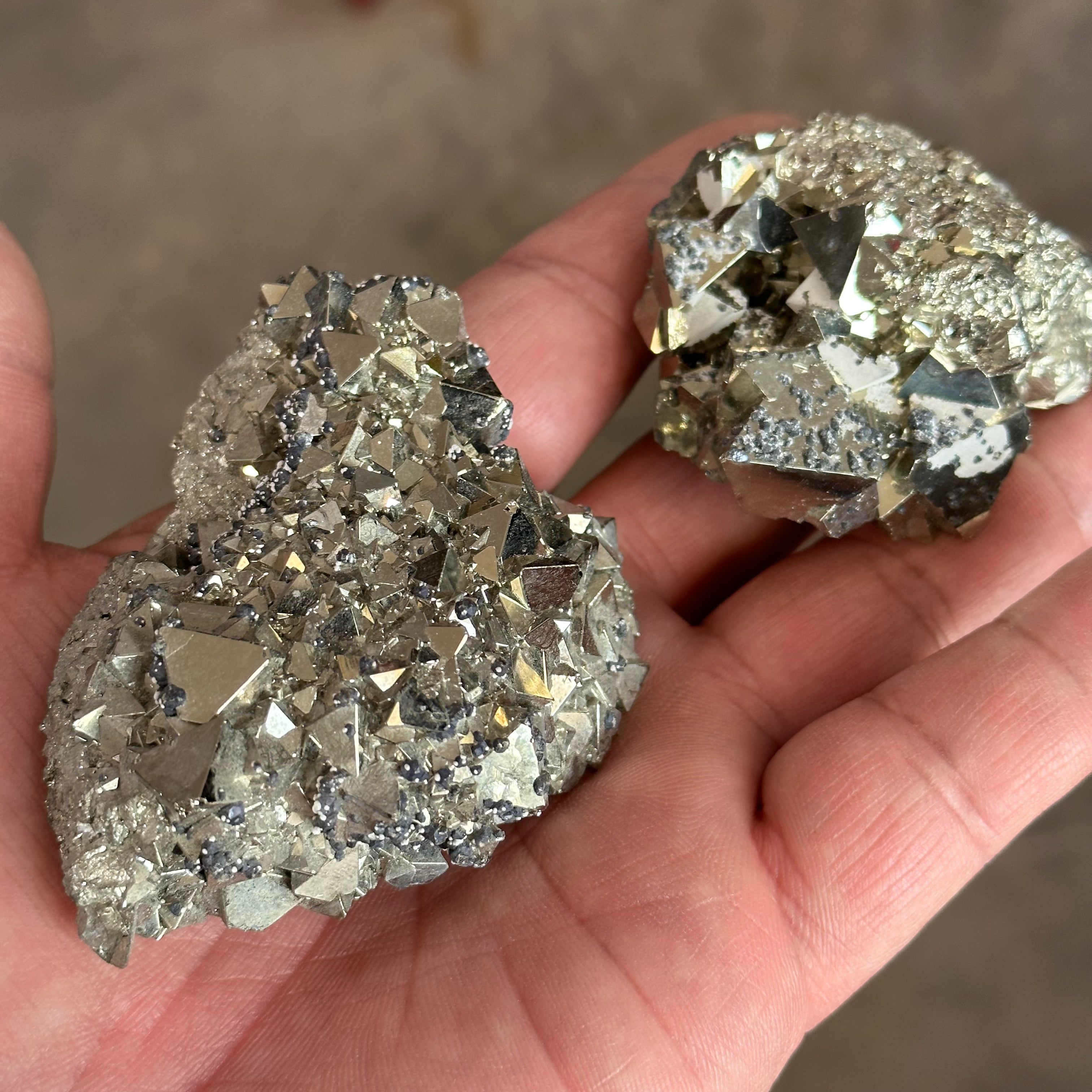 Peru Pyrite Clusters 1 Lb