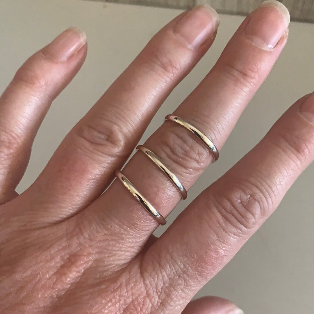 Sterling Silver Rings Stacking and Bands