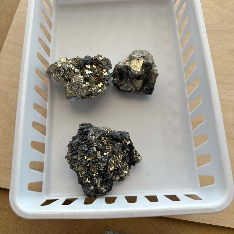 Peru Pyrite Clusters 1 Lb