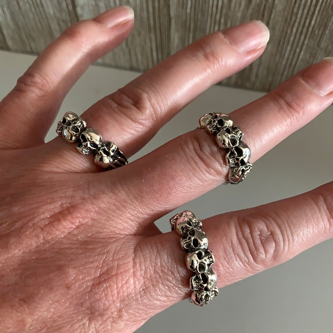 Sterling Silver Skull Rings