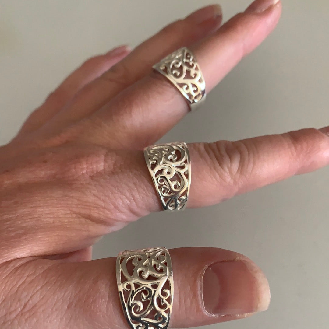 Sterling Silver Rings Elemental Styles