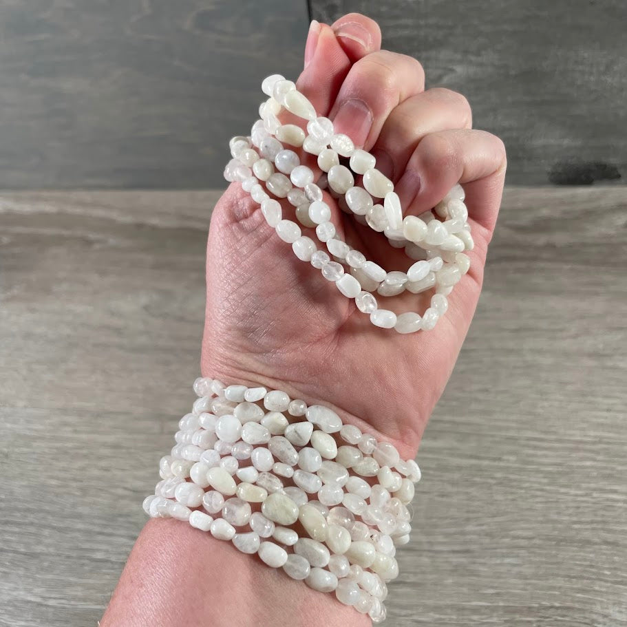 Moonstone wholesale gemstone jewelry bracelet for crystal shop inventory