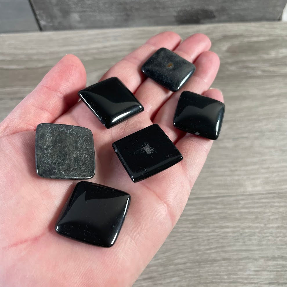 obsidian wholesale polished gemstone cabochons for jewelry makers and crystal stores