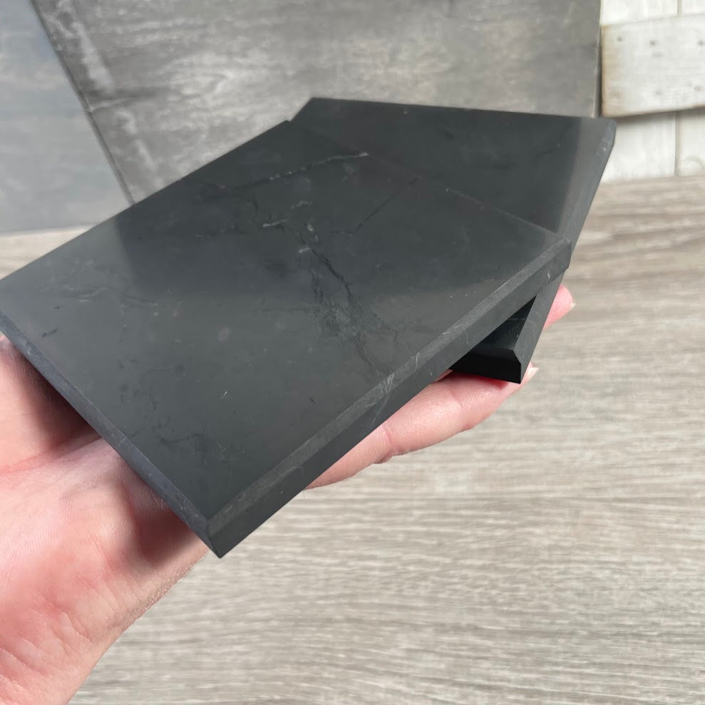Shungite Charging Plate – Wholesale Polished Black Stone Slab